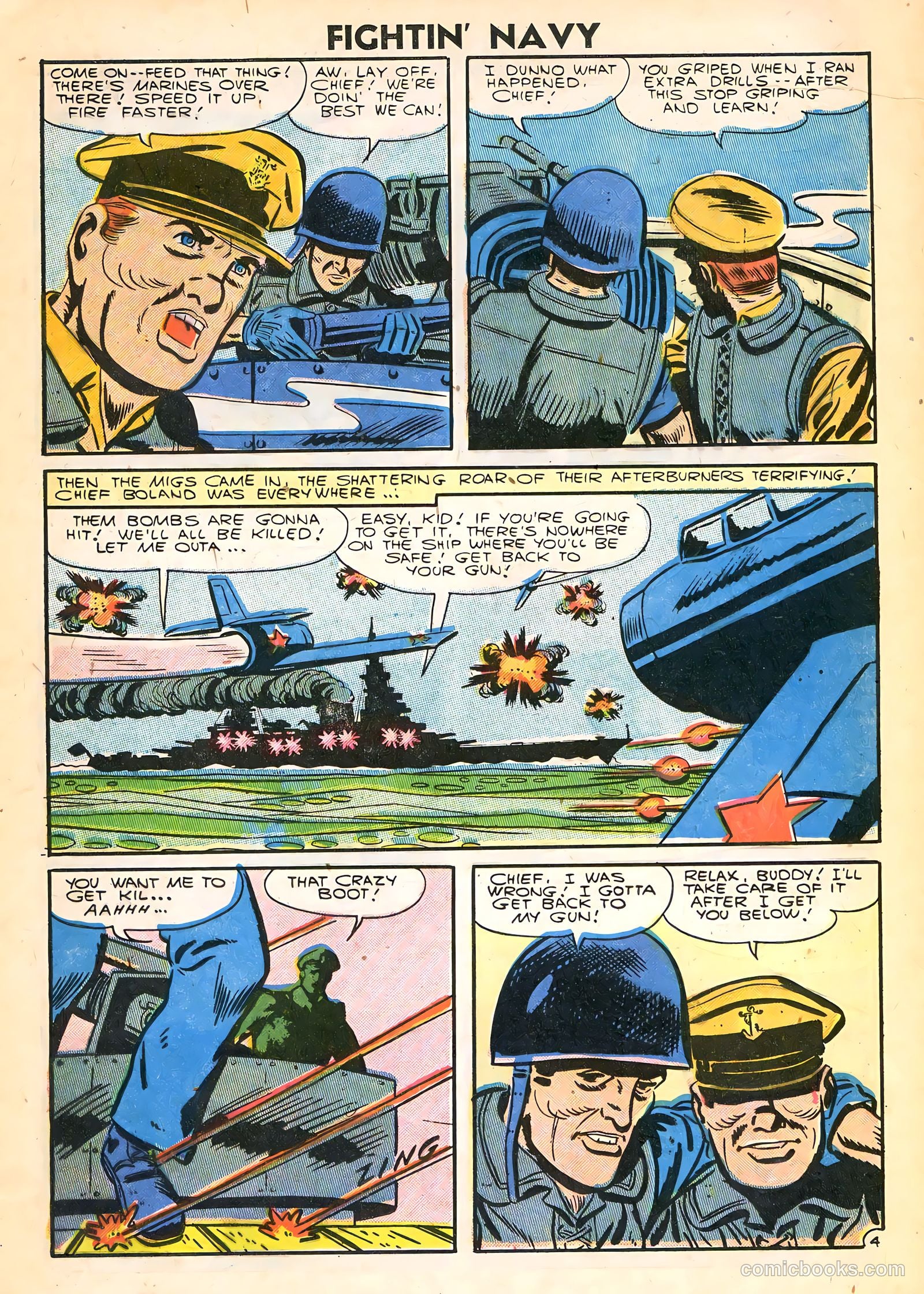 Fightin' Navy #77 (1957) — page 13 of 36