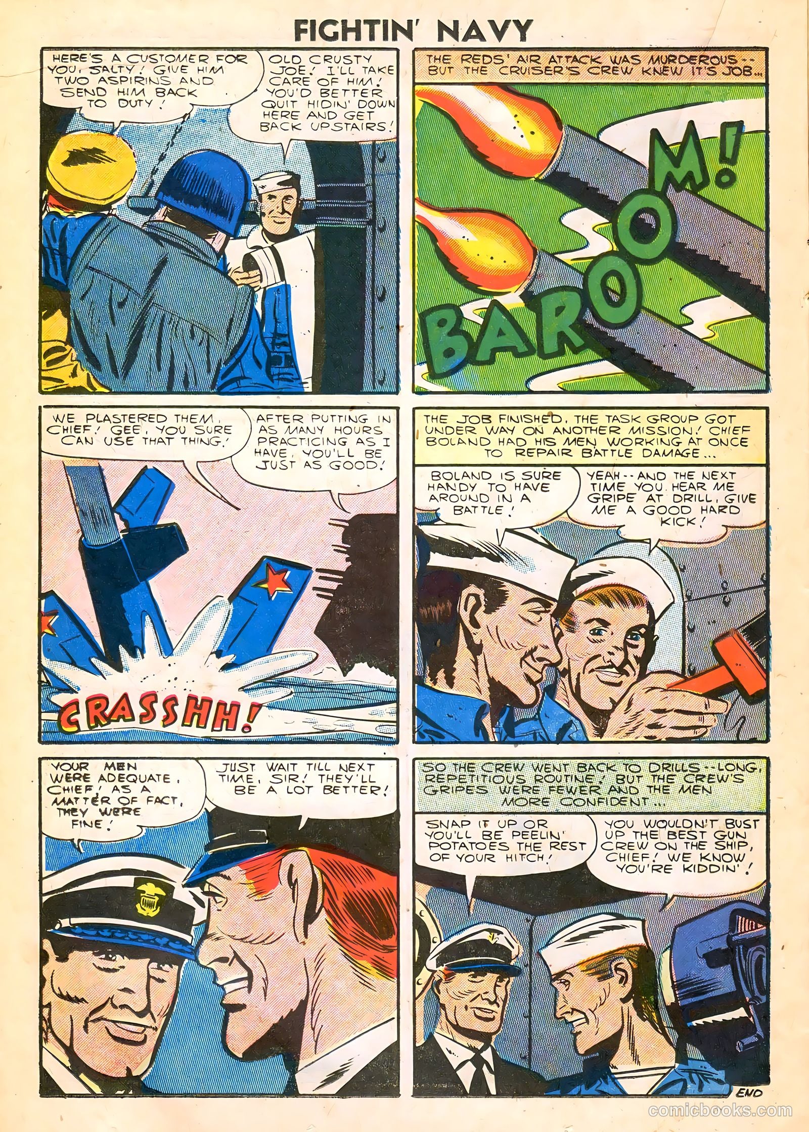 Fightin' Navy #77 (1957) — page 14 of 36