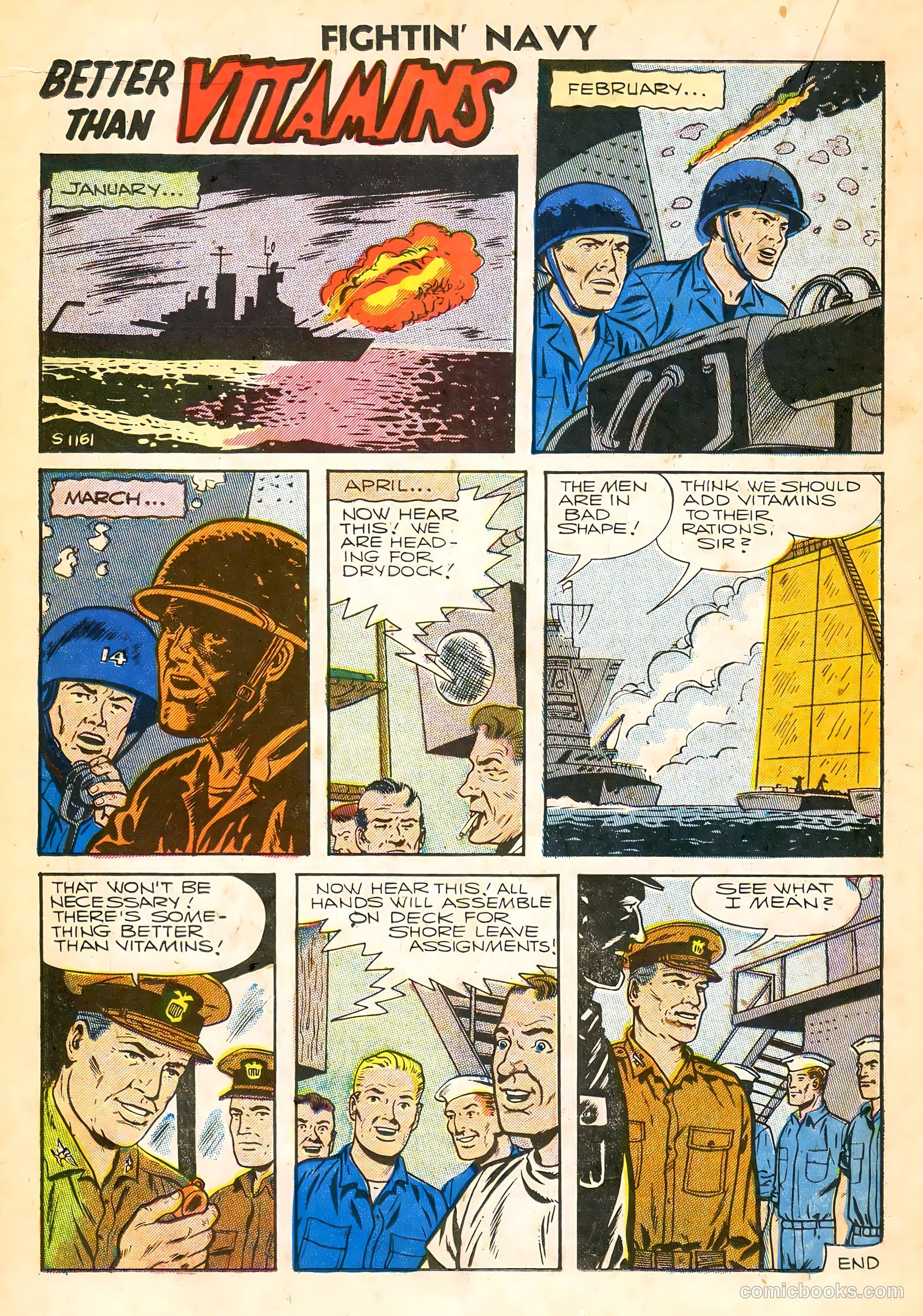 Fightin' Navy #77 (1957) — page 18 of 36