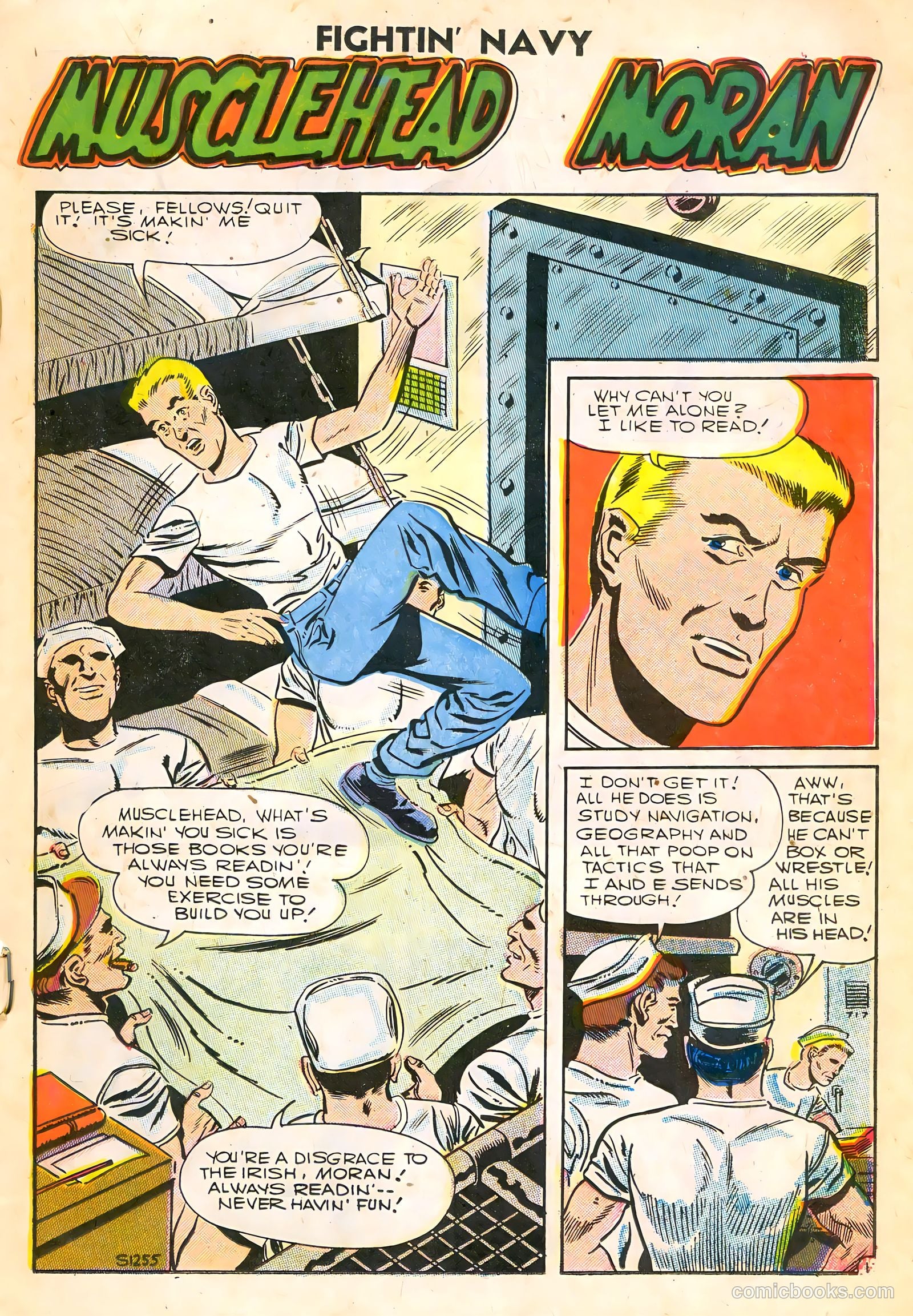 Fightin' Navy #77 (1957) — page 19 of 36