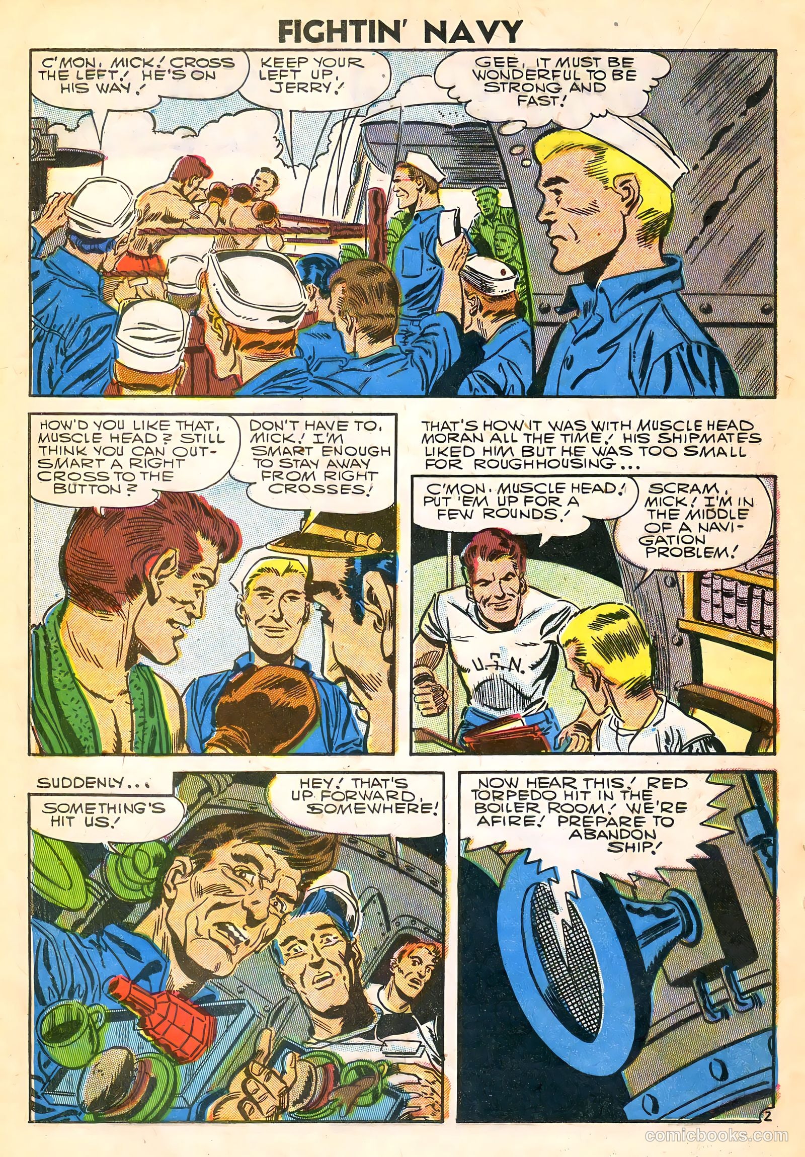 Fightin' Navy #77 (1957) — page 20 of 36