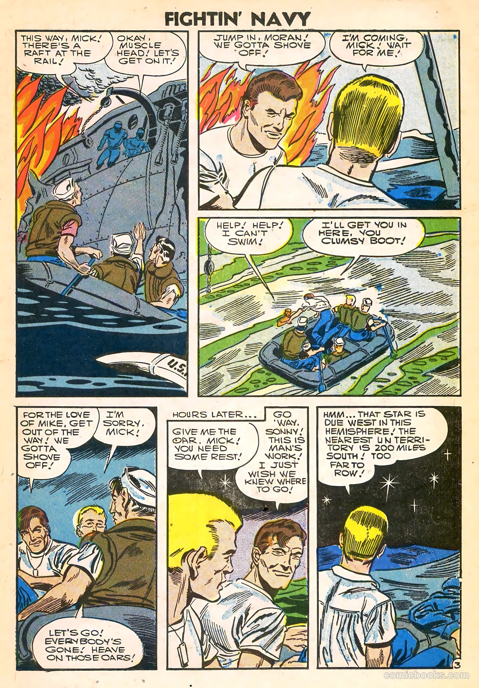 Fightin' Navy #77 (1957) — page 21 of 36