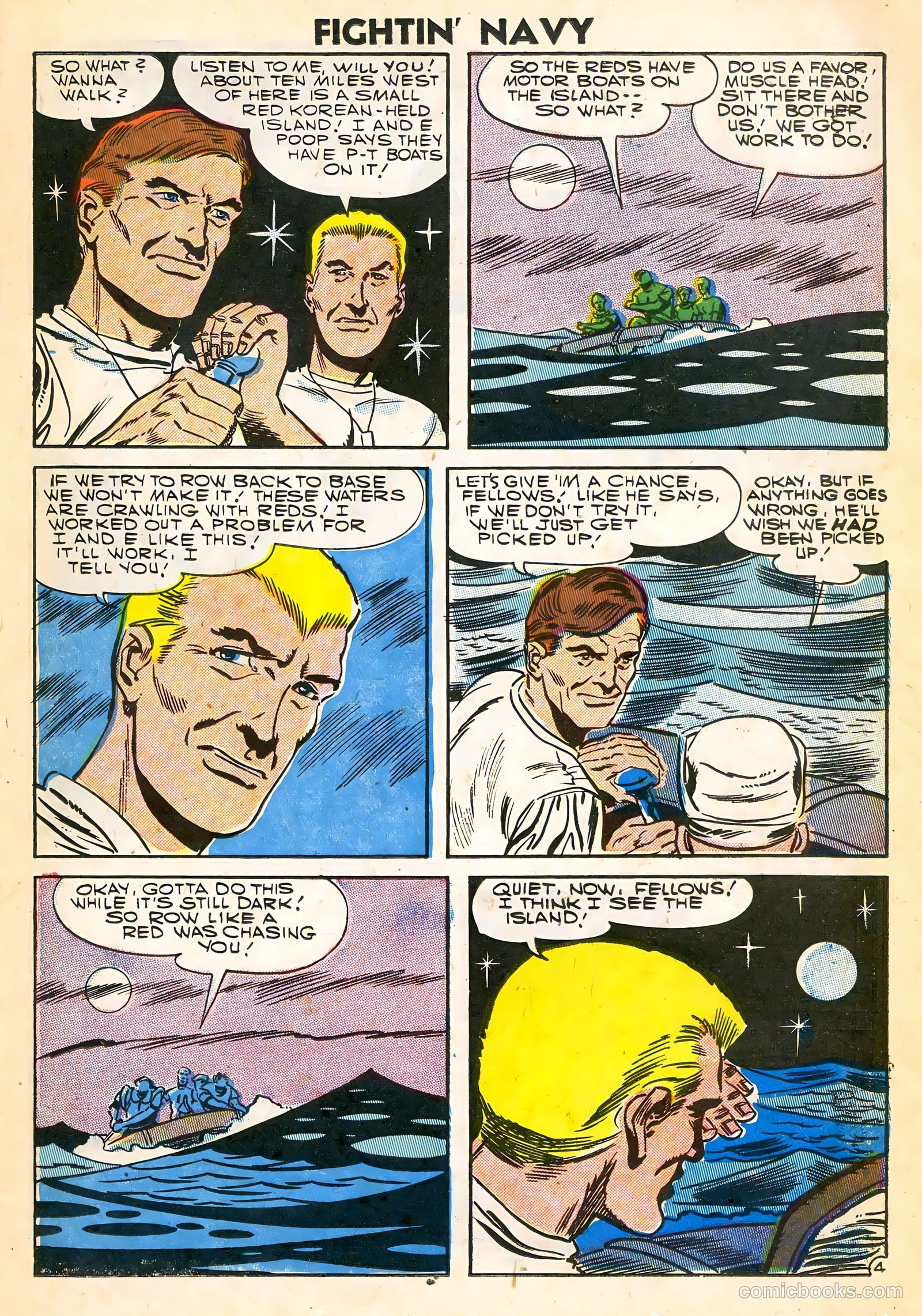 Fightin' Navy #77 (1957) — page 23 of 36