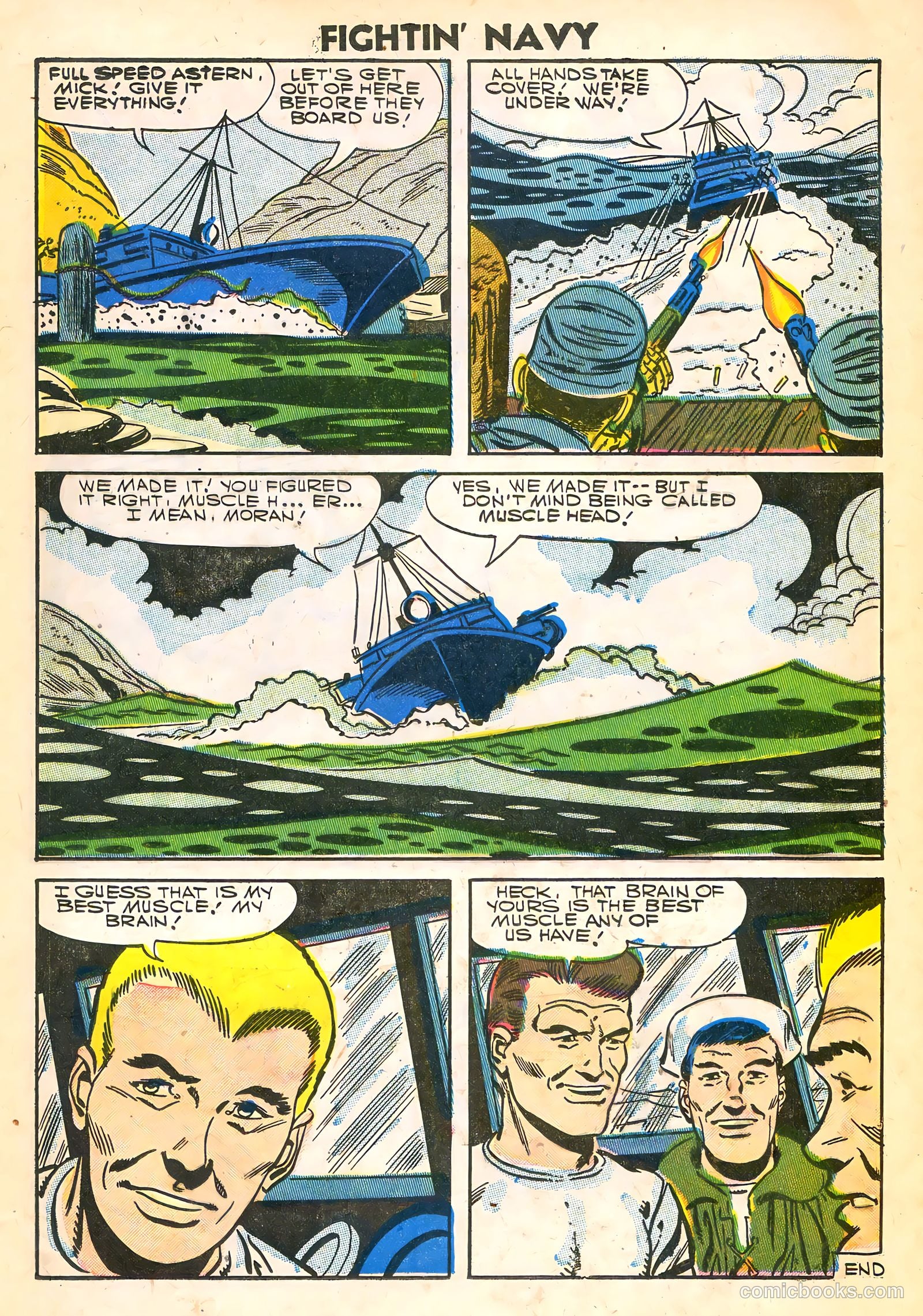 Fightin' Navy #77 (1957) — page 25 of 36