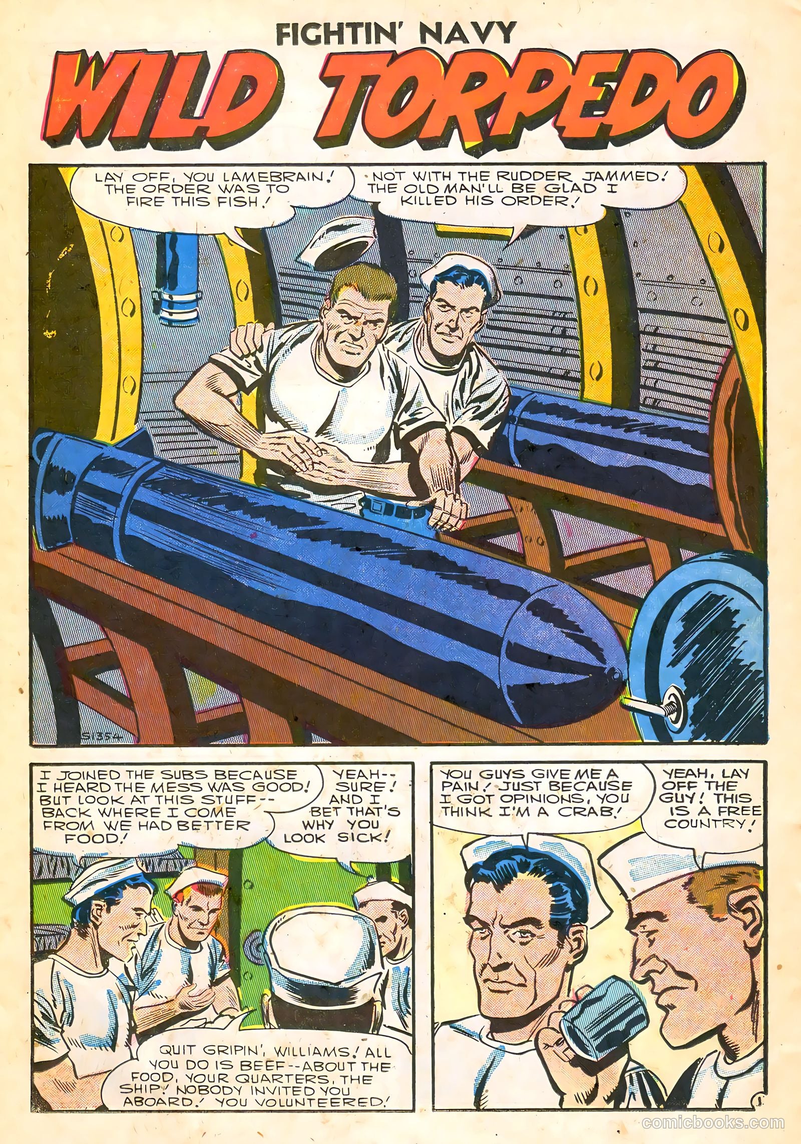 Fightin' Navy #77 (1957) — page 26 of 36