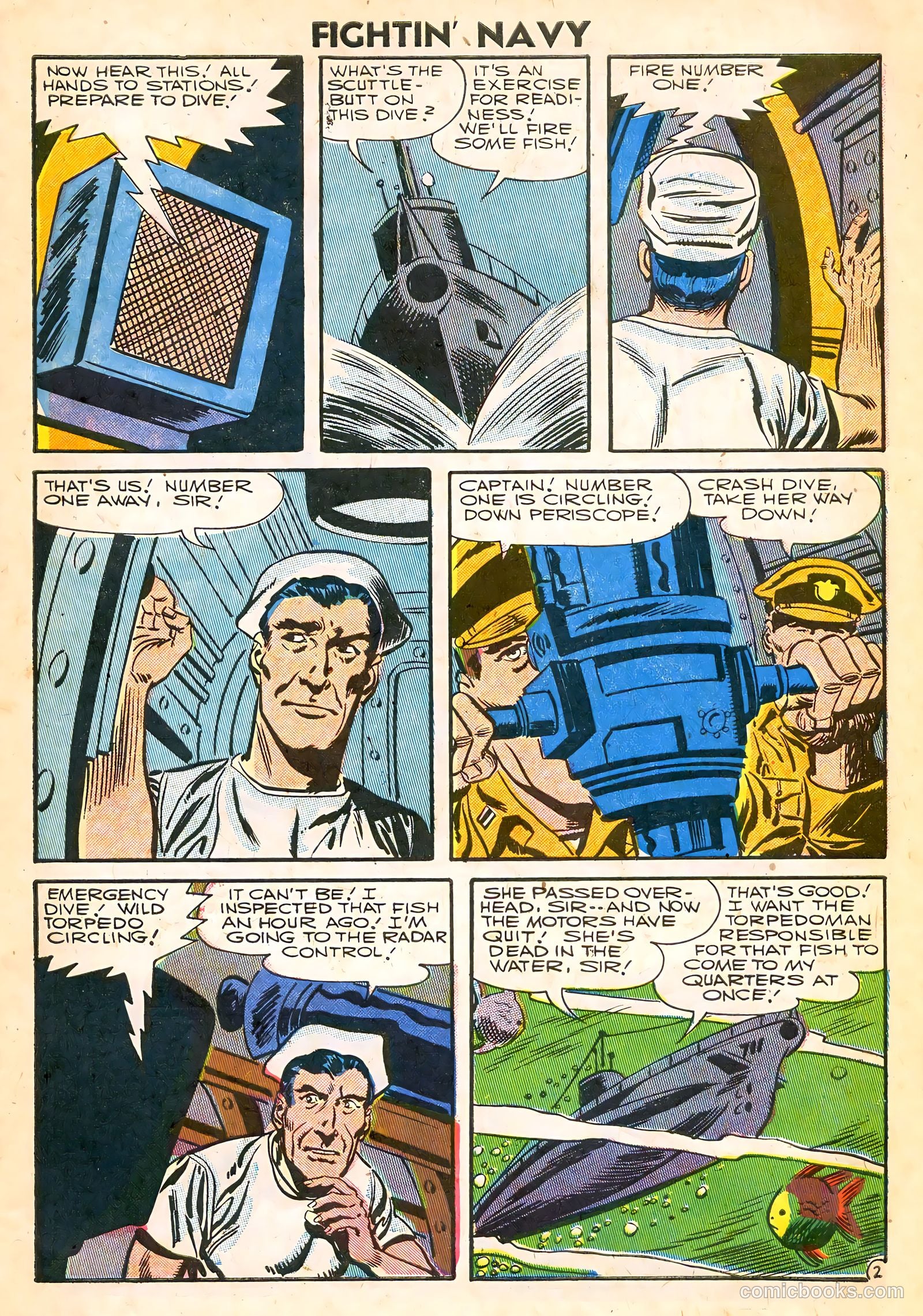 Fightin' Navy #77 (1957) — page 27 of 36