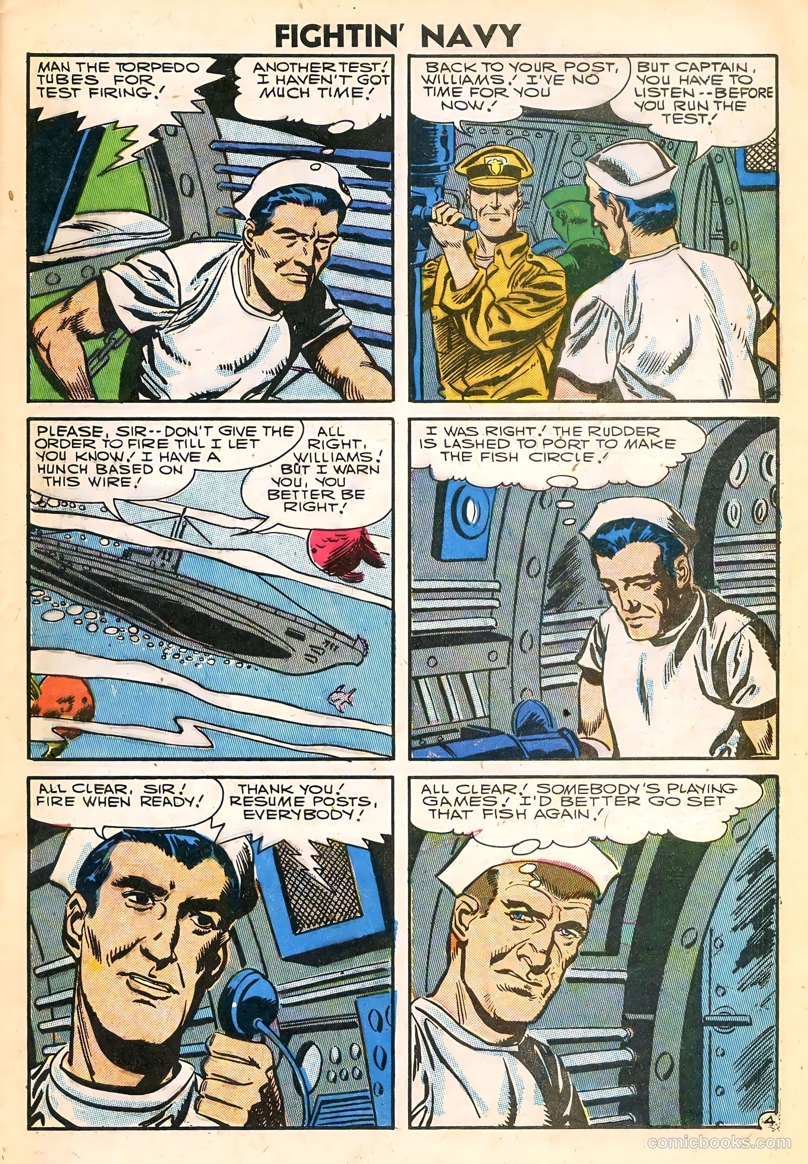 Fightin' Navy #77 (1957) — page 29 of 36