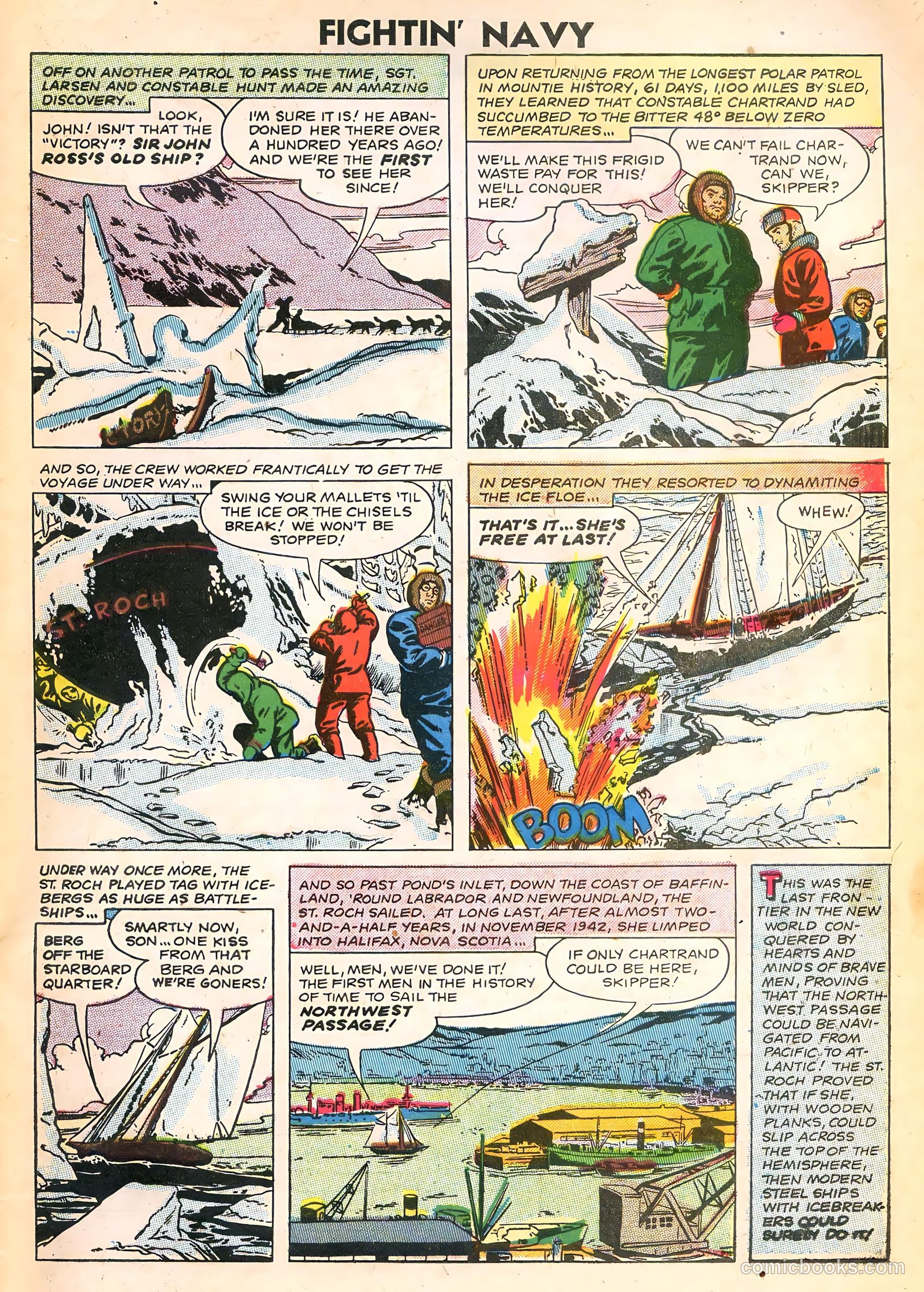 Fightin' Navy #77 (1957) — page 33 of 36