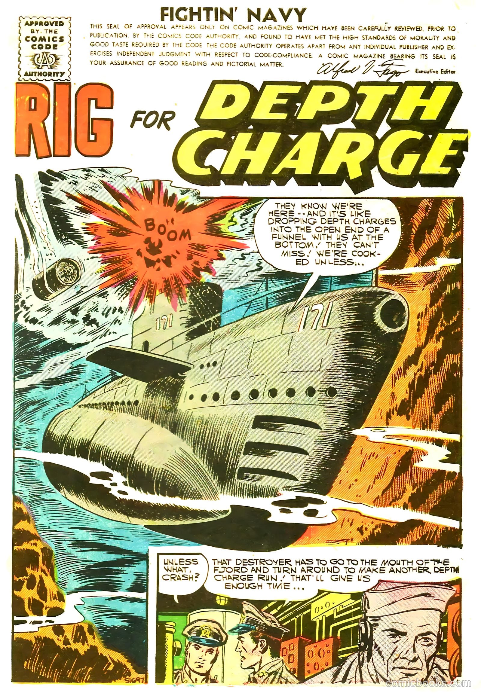 Fightin' Navy #78 (1957) — page 3 of 36