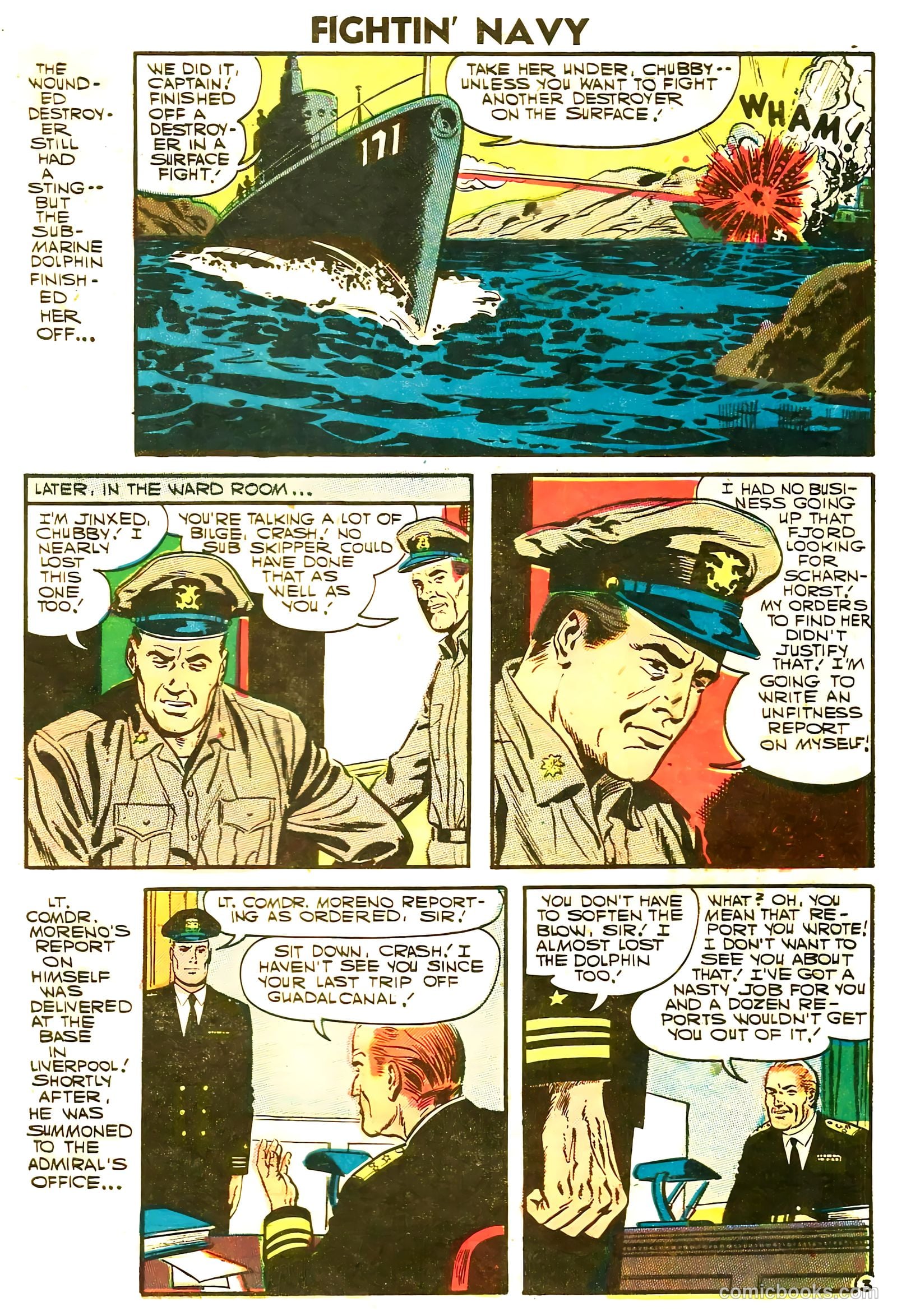 Fightin' Navy #78 (1957) — page 5 of 36