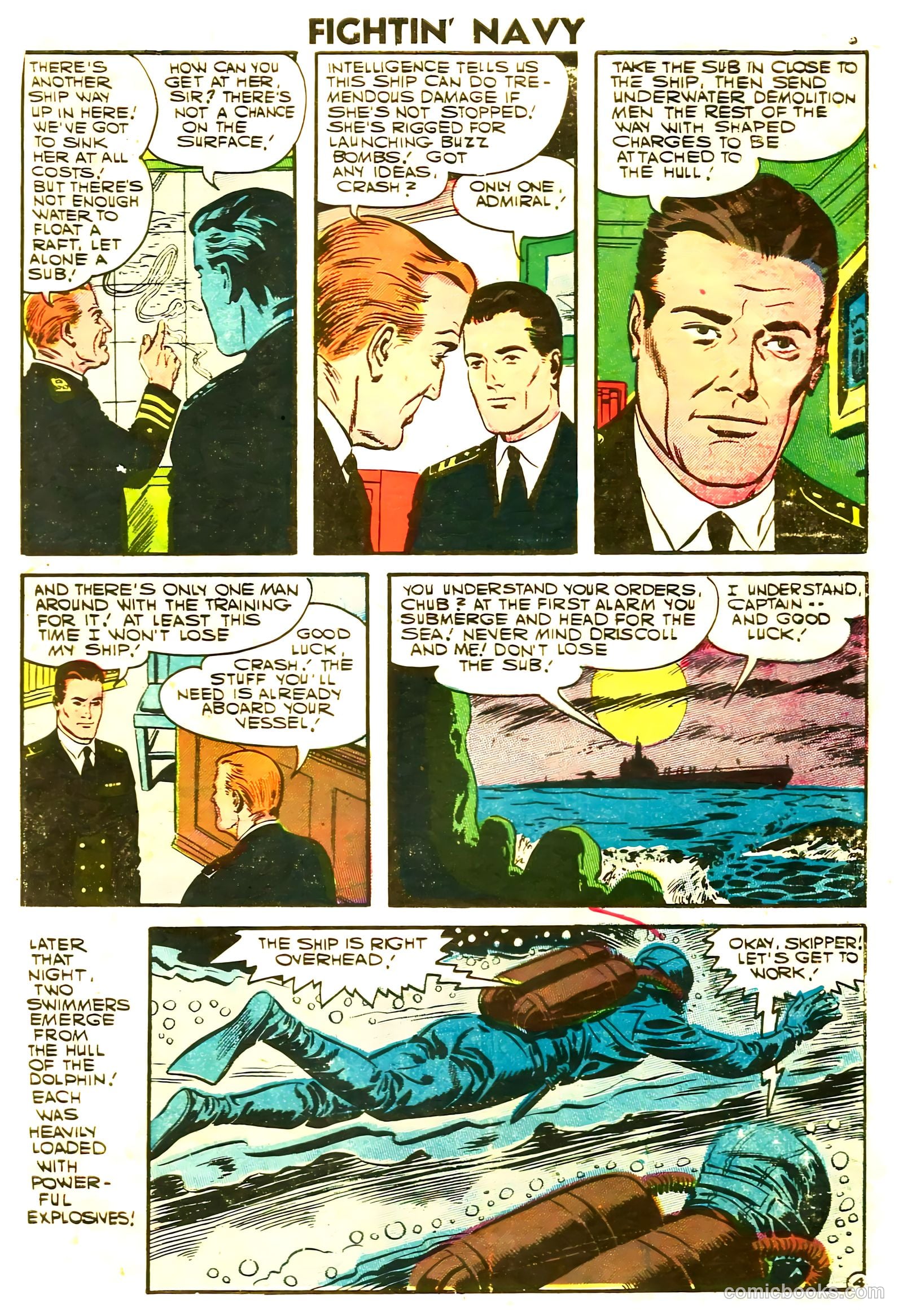 Fightin' Navy #78 (1957) — page 7 of 36