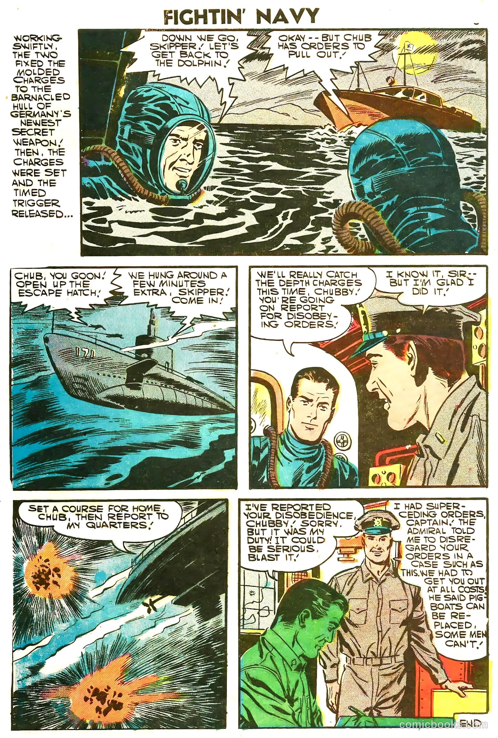 Fightin' Navy #78 (1957) — page 8 of 36