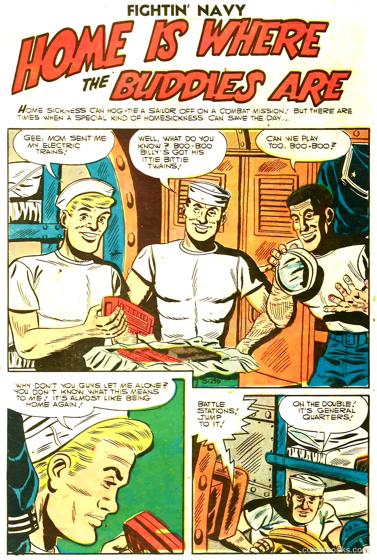 Fightin' Navy #78 (1957) — page 9 of 36