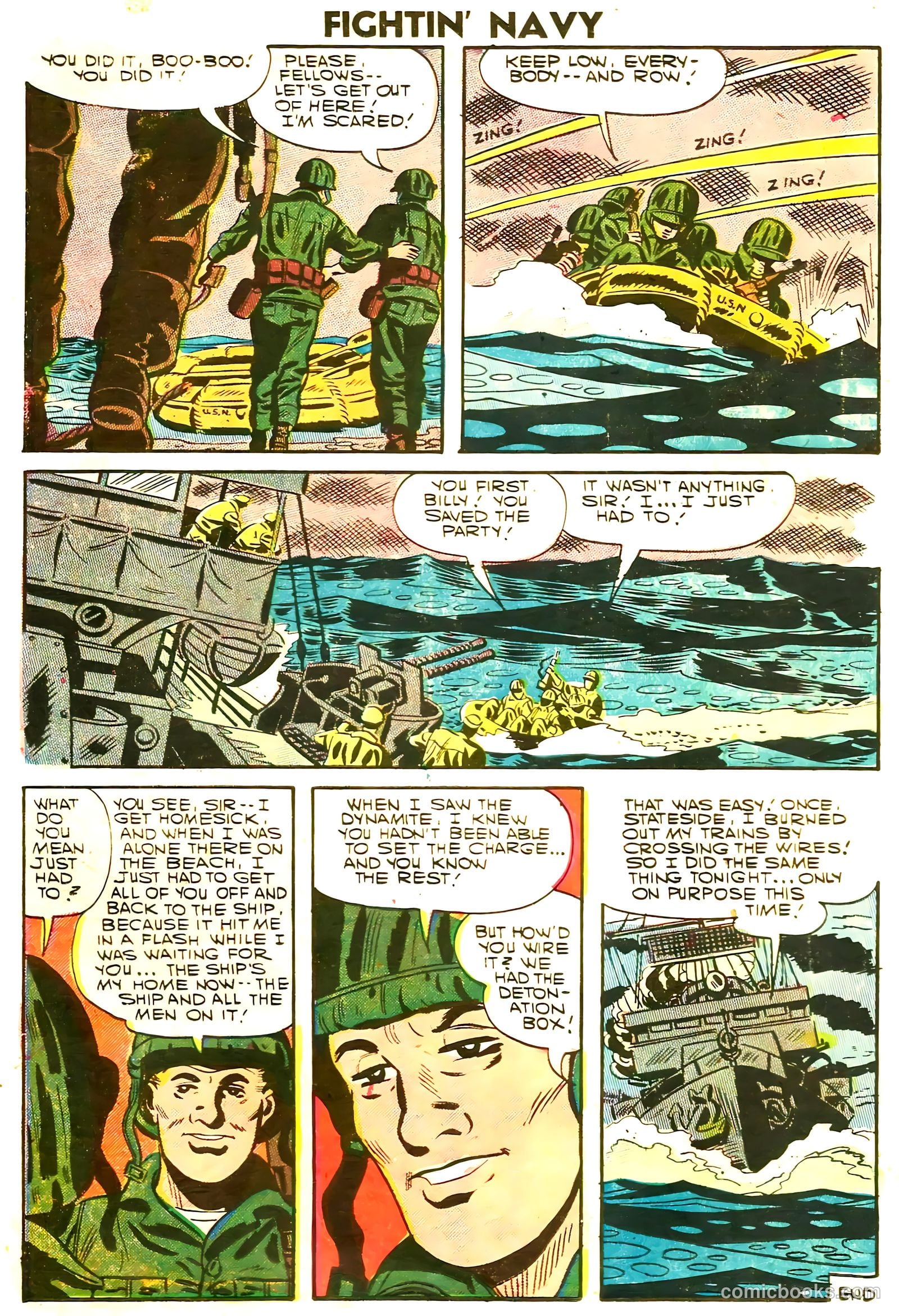Fightin' Navy #78 (1957) — page 14 of 36