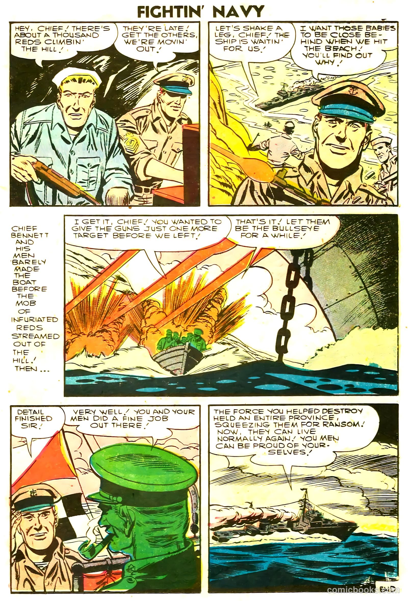 Fightin' Navy #78 (1957) — page 23 of 36