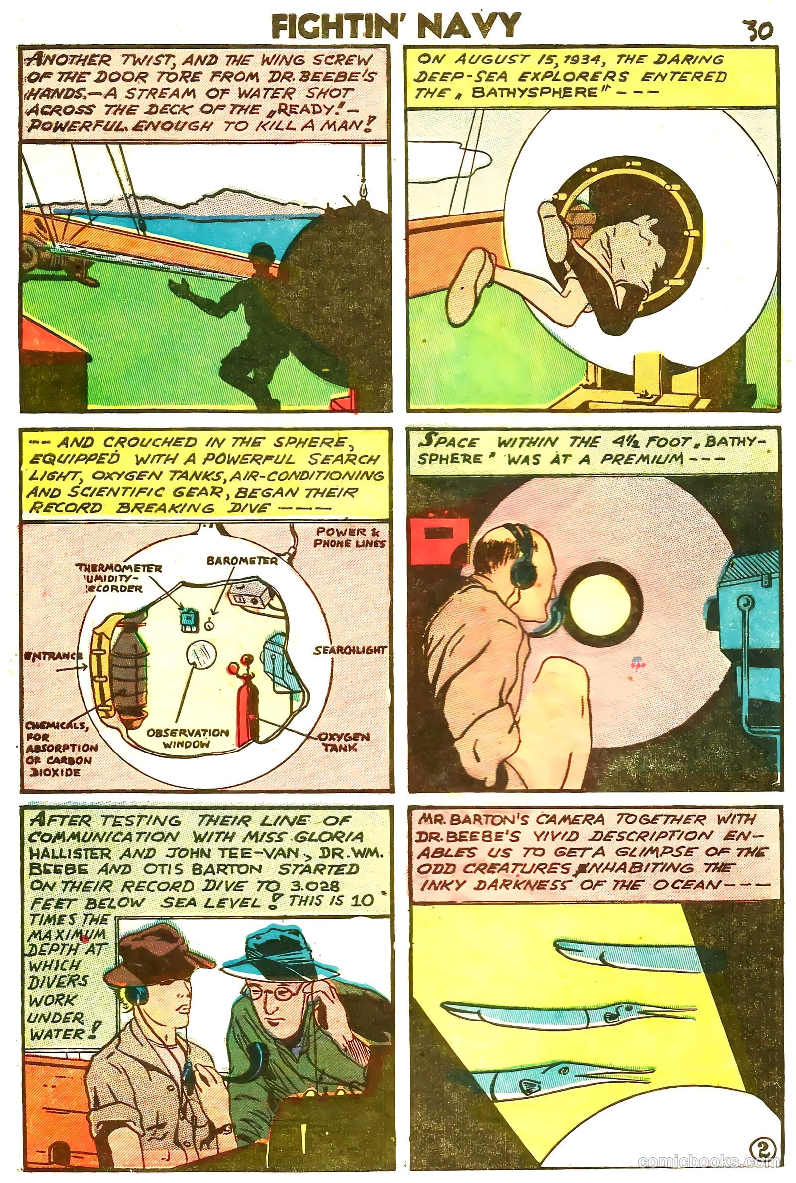 Fightin' Navy #78 (1957) — page 32 of 36