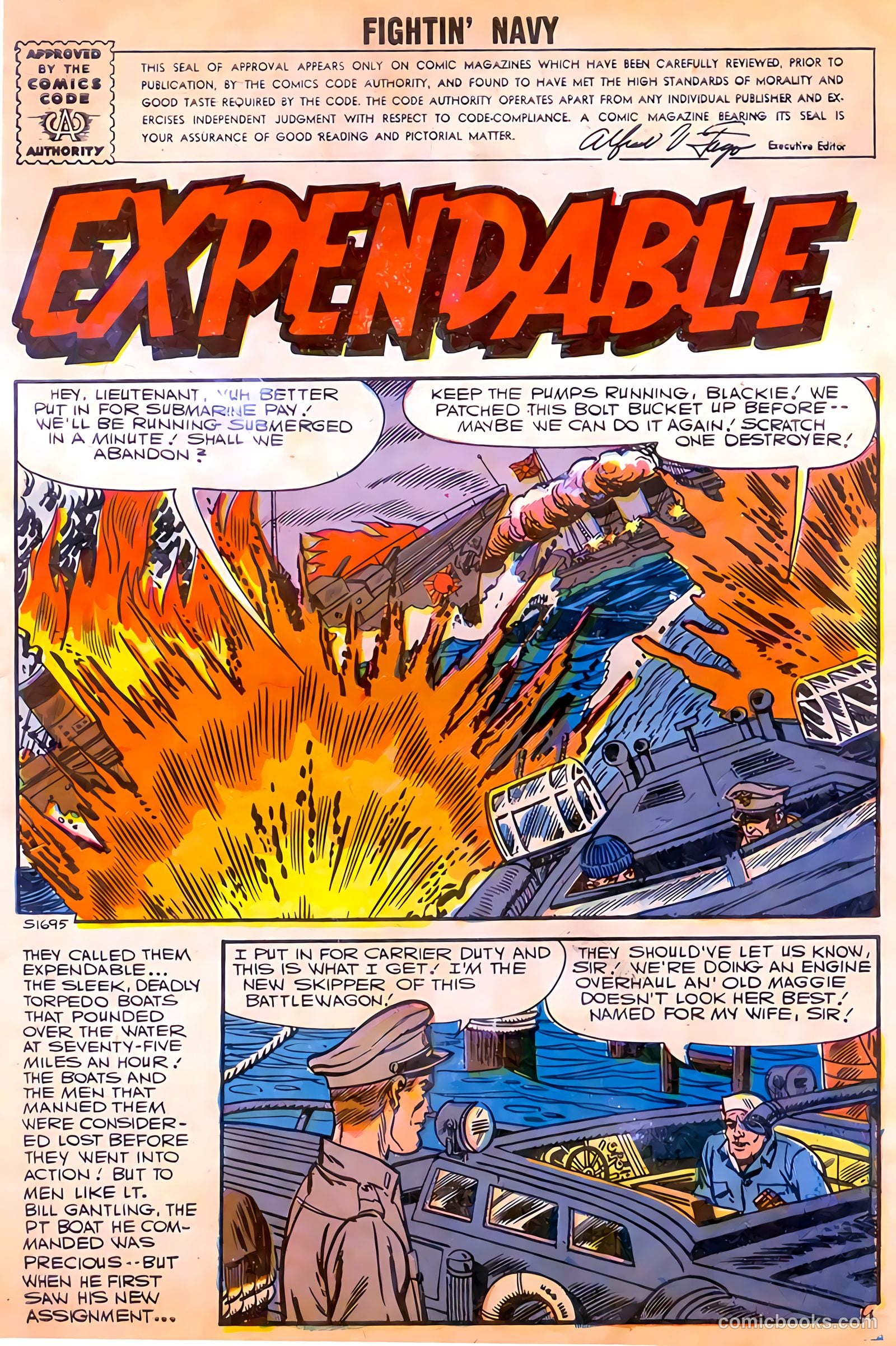 Fightin' Navy #79 (1957) — page 3 of 36