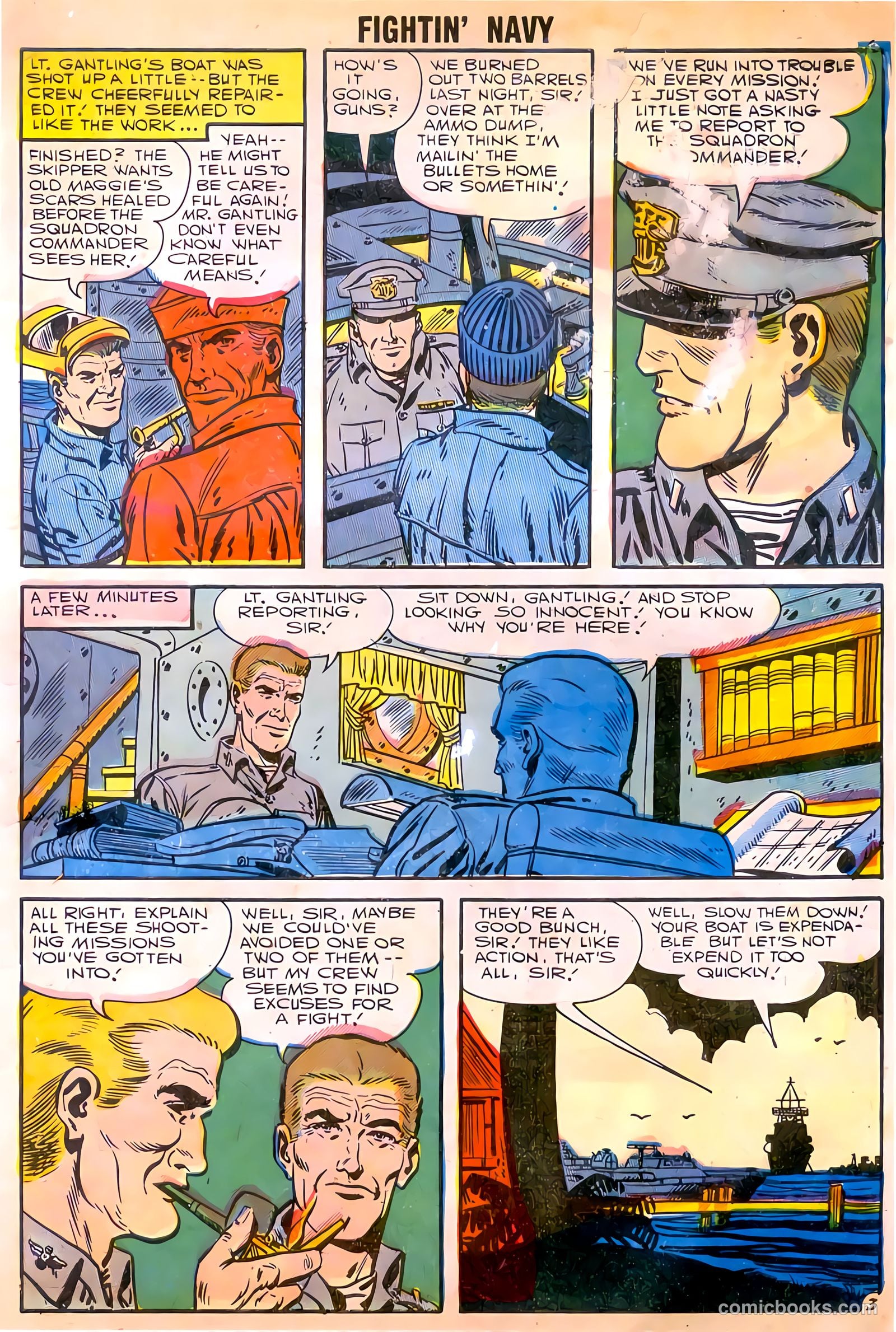 Fightin' Navy #79 (1957) — page 5 of 36