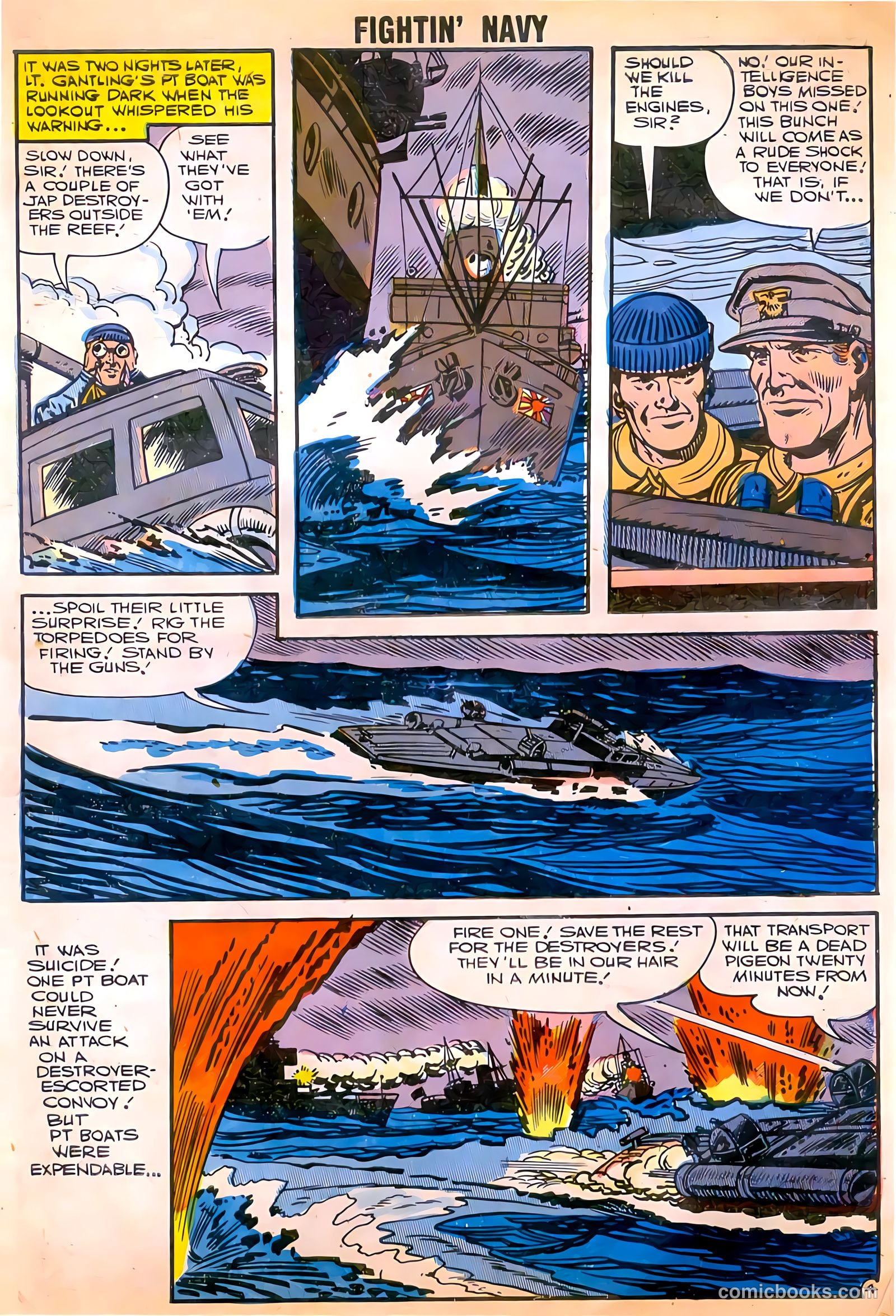 Fightin' Navy #79 (1957) — page 7 of 36