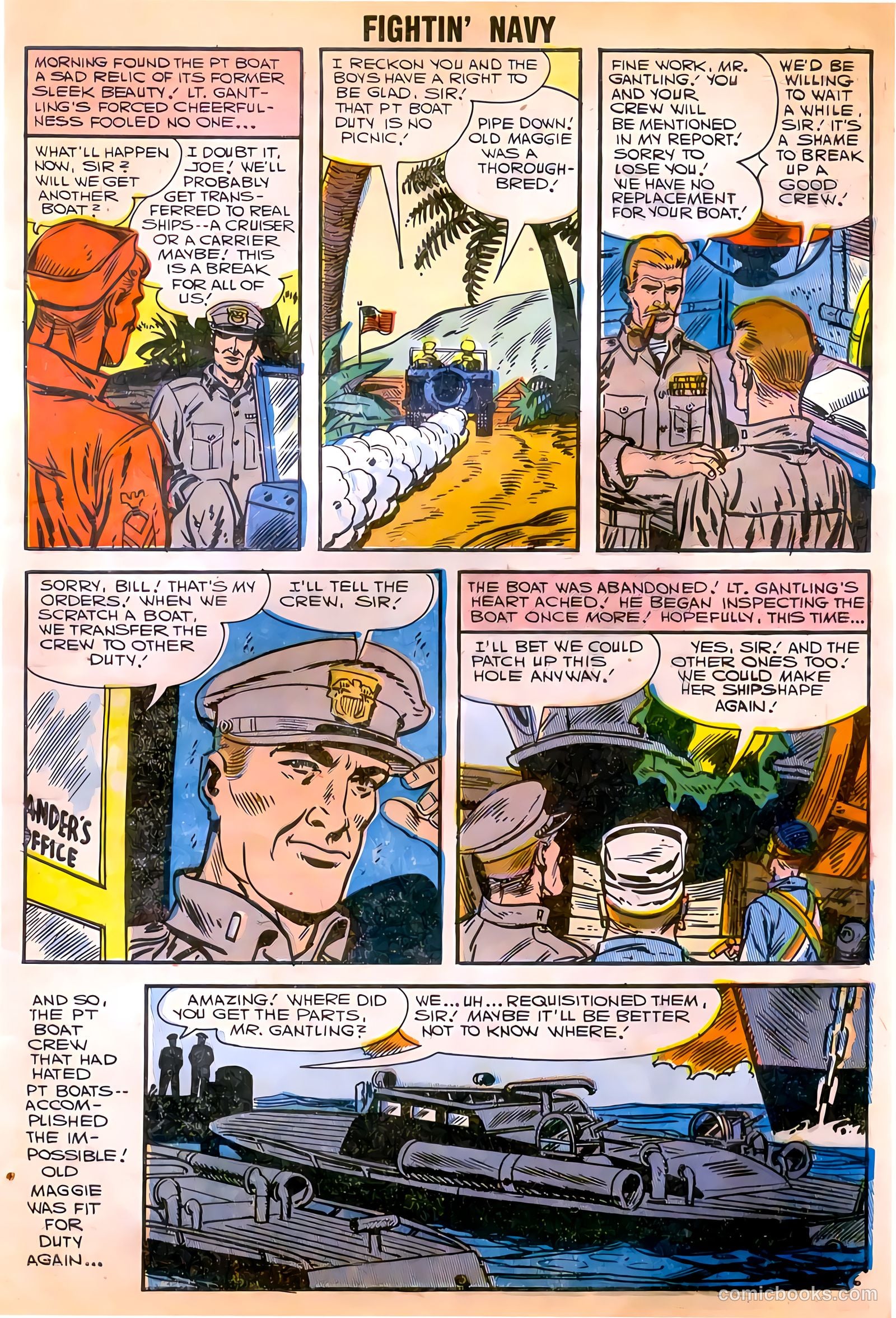 Fightin' Navy #79 (1957) — page 9 of 36