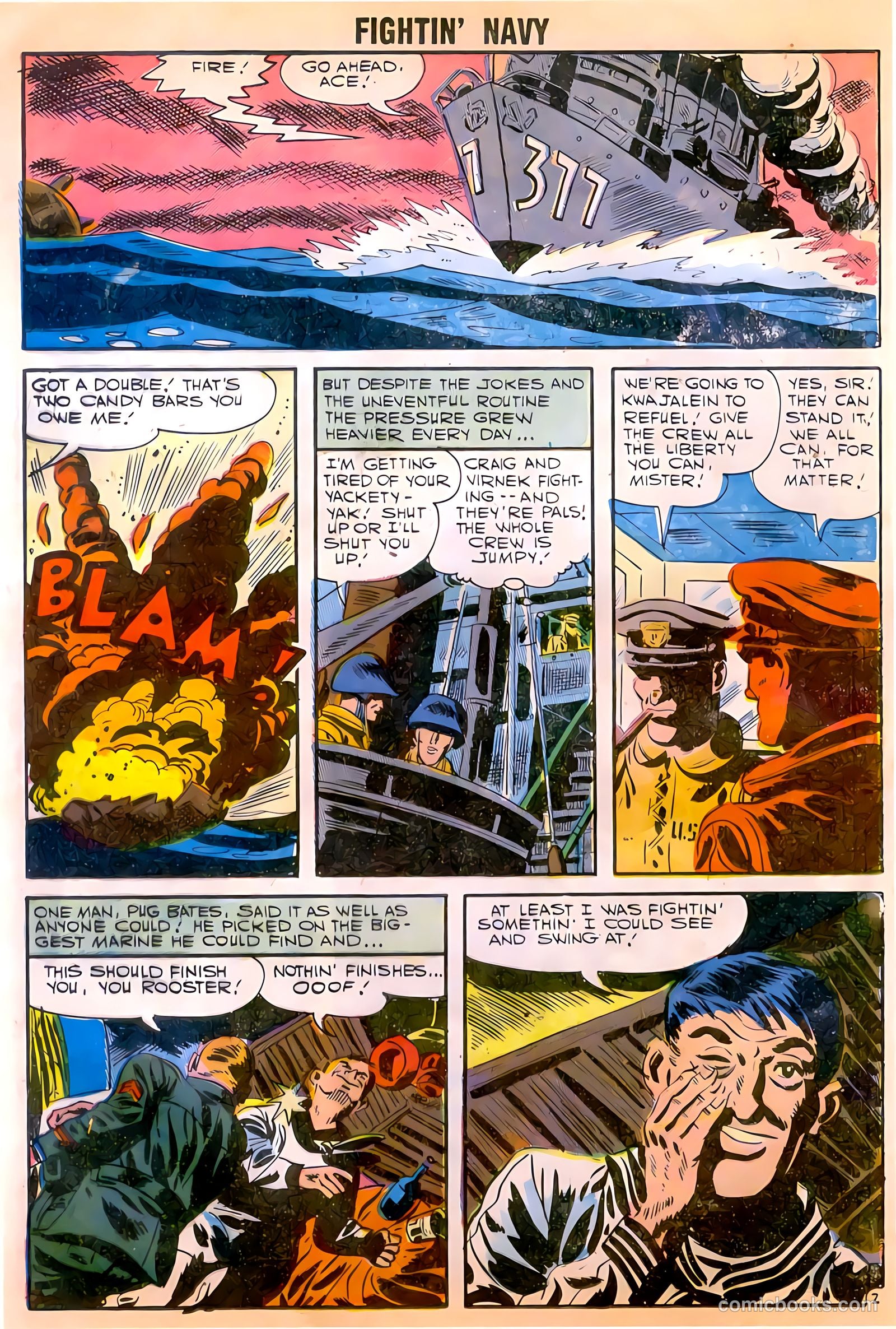 Fightin' Navy #79 (1957) — page 12 of 36