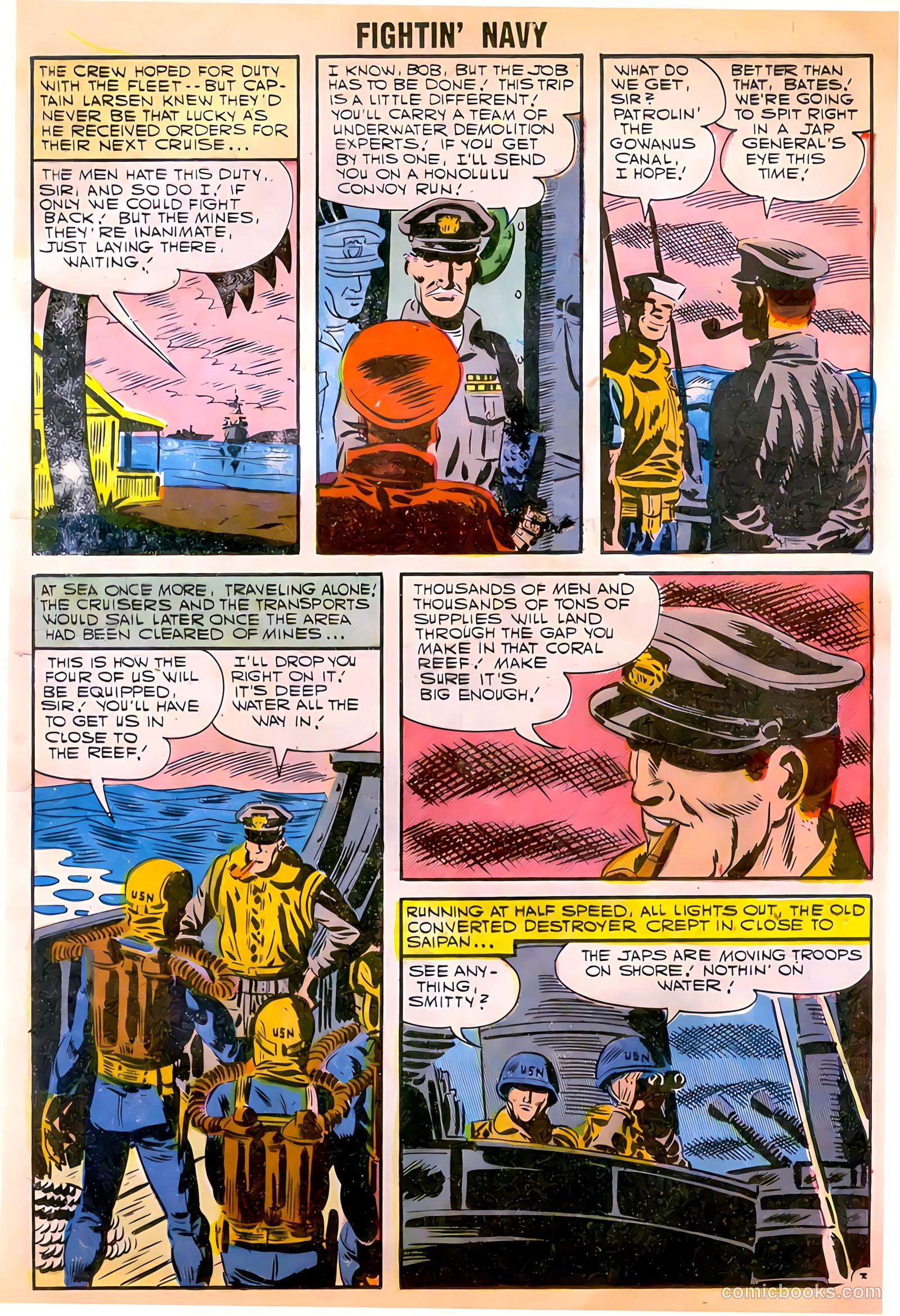 Fightin' Navy #79 (1957) — page 13 of 36