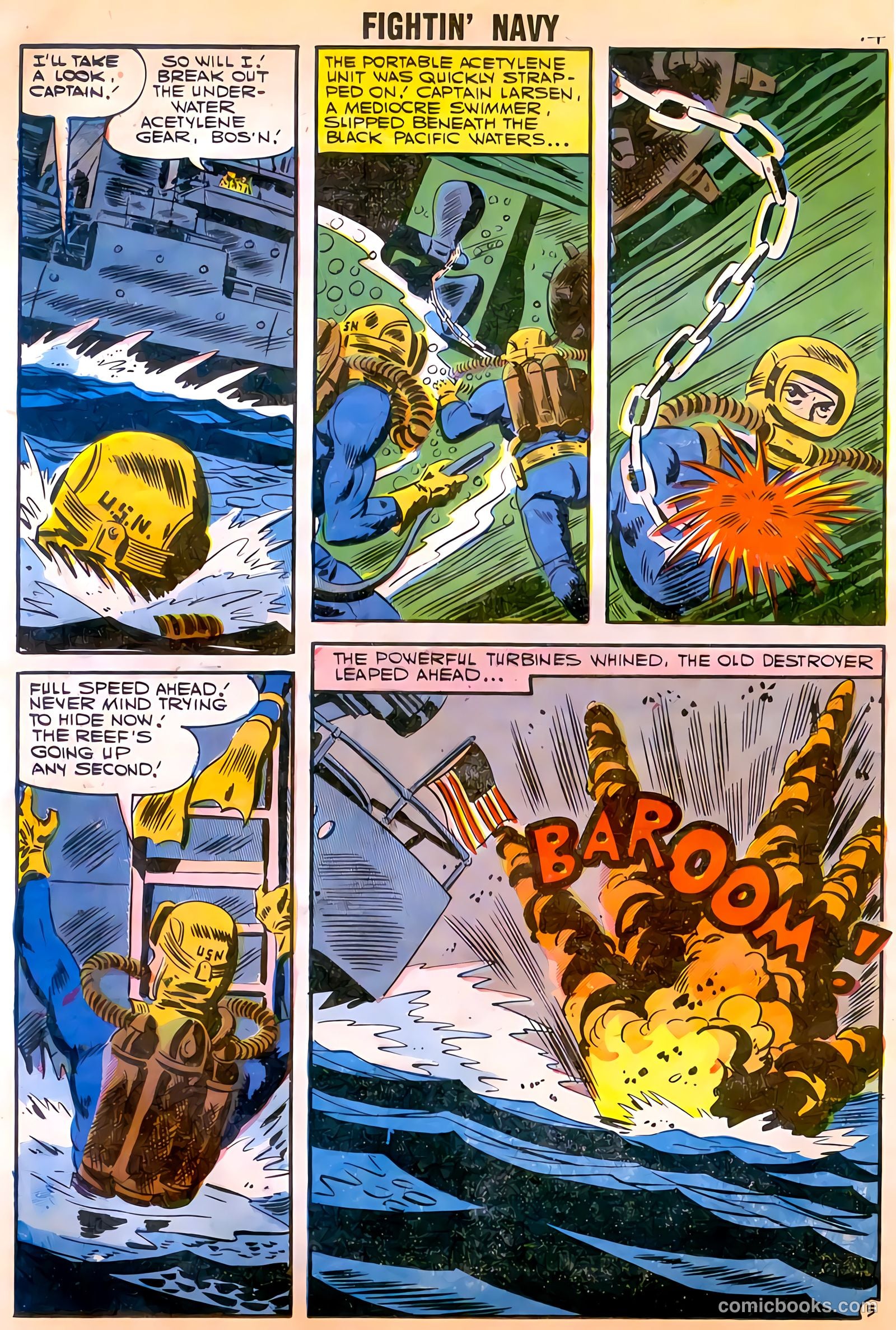 Fightin' Navy #79 (1957) — page 16 of 36