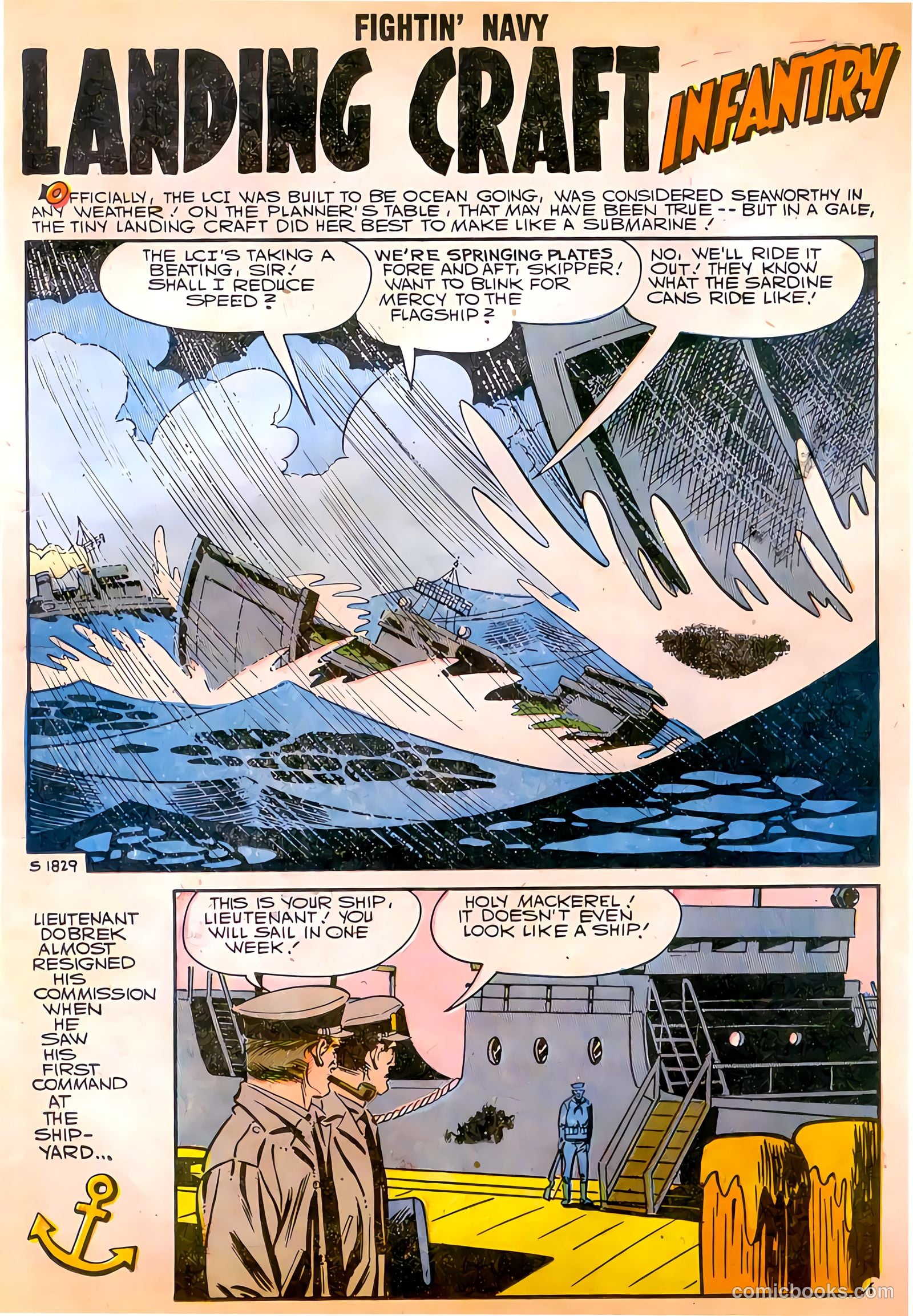 Fightin' Navy #79 (1957) — page 21 of 36