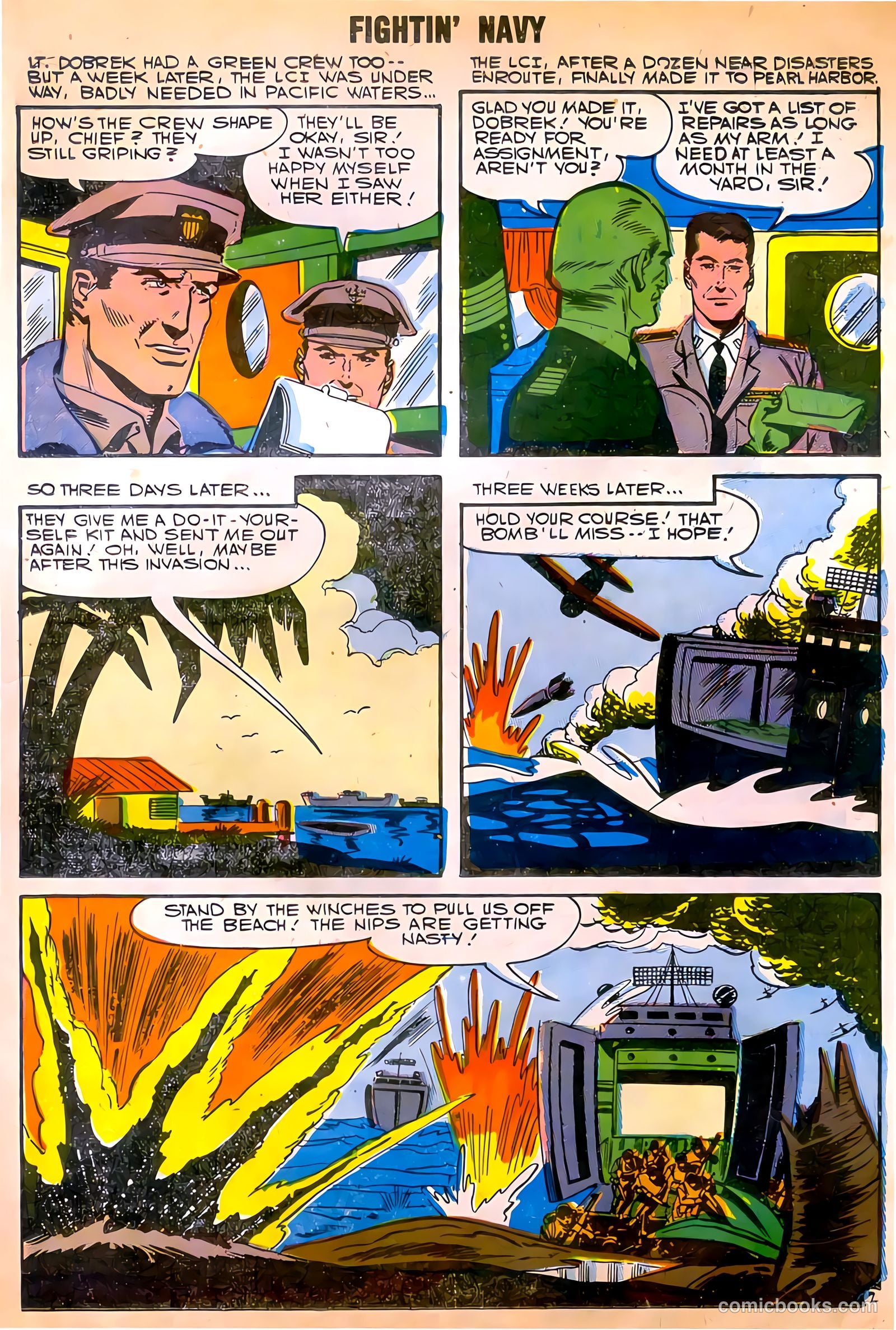 Fightin' Navy #79 (1957) — page 23 of 36