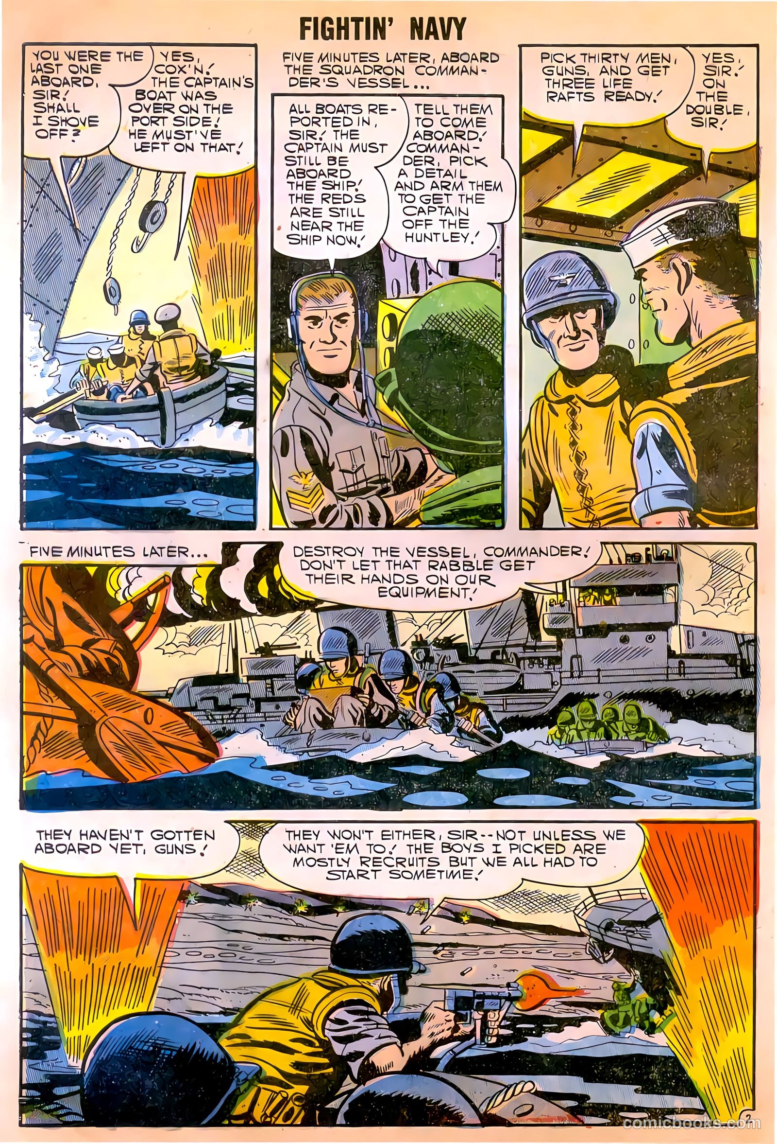 Fightin' Navy #79 (1957) — page 28 of 36