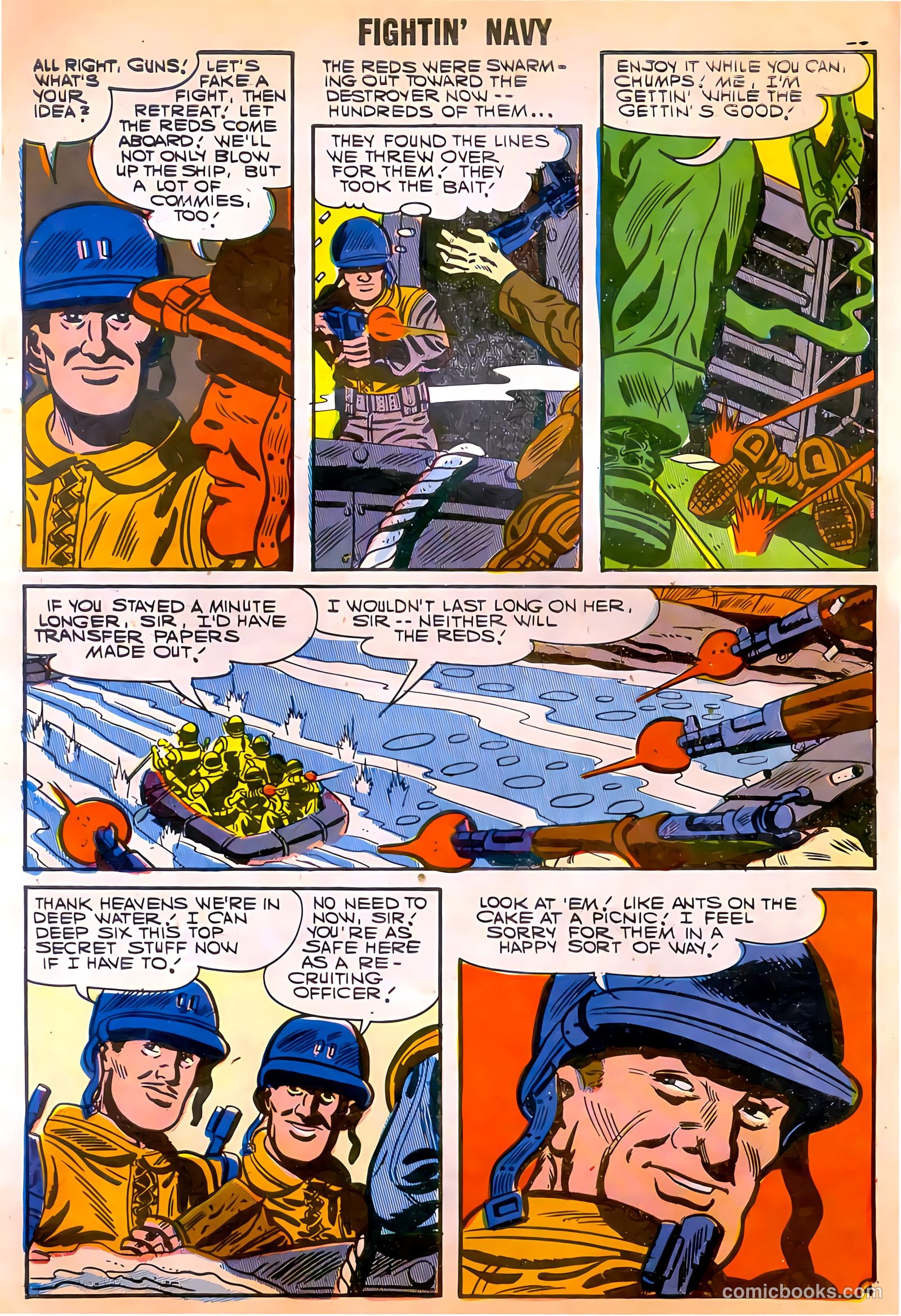 Fightin' Navy #79 (1957) — page 30 of 36