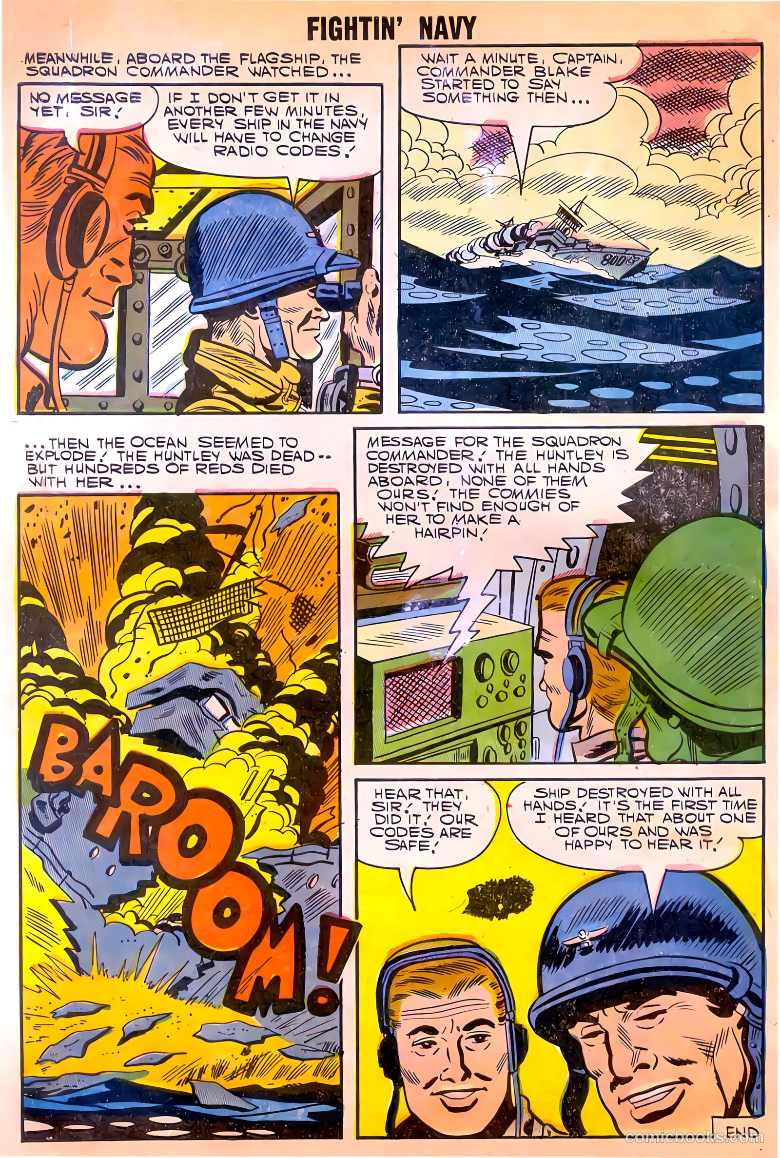Fightin' Navy #79 (1957) — page 32 of 36
