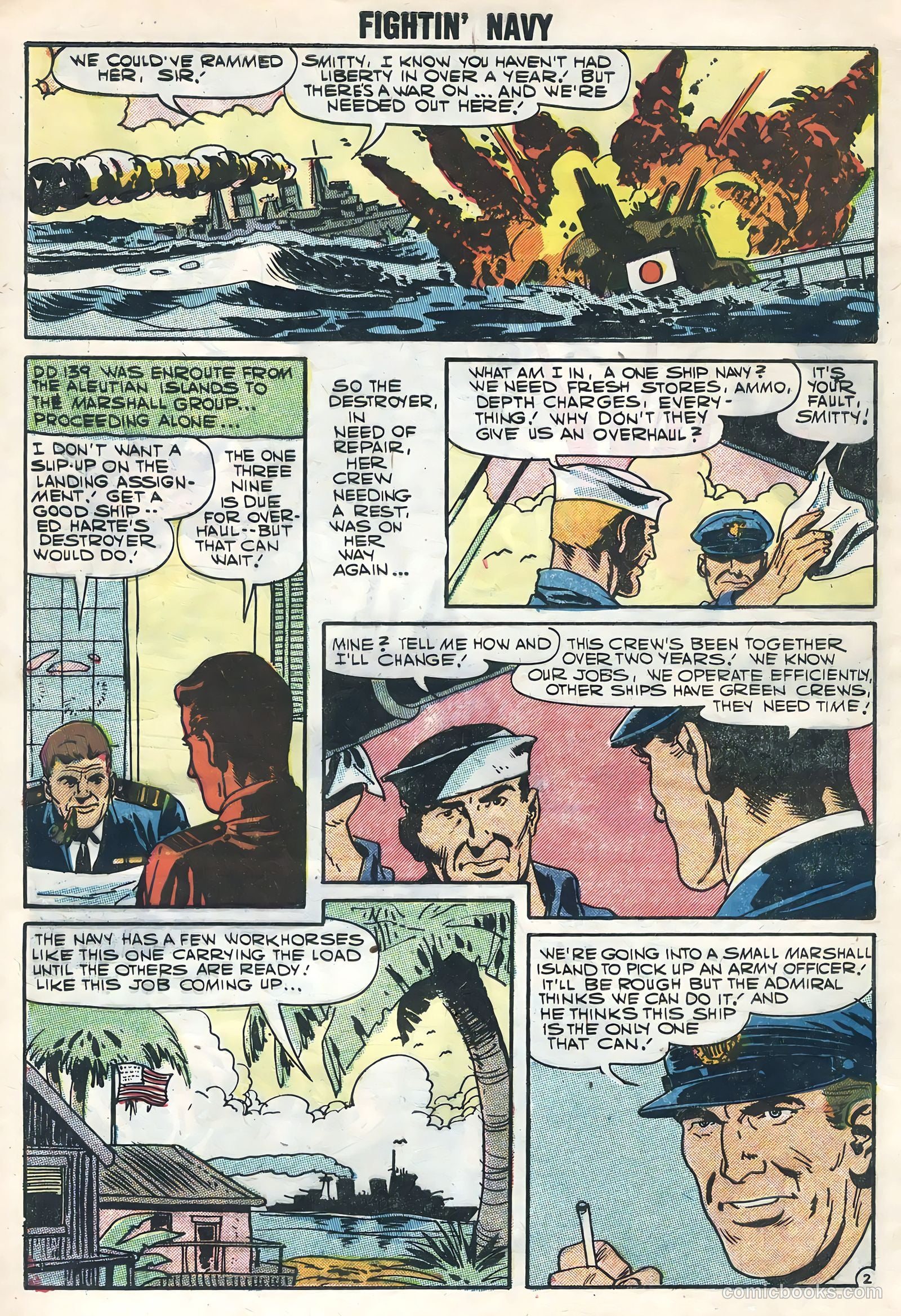 Fightin' Navy #80 (1957) — page 4 of 36