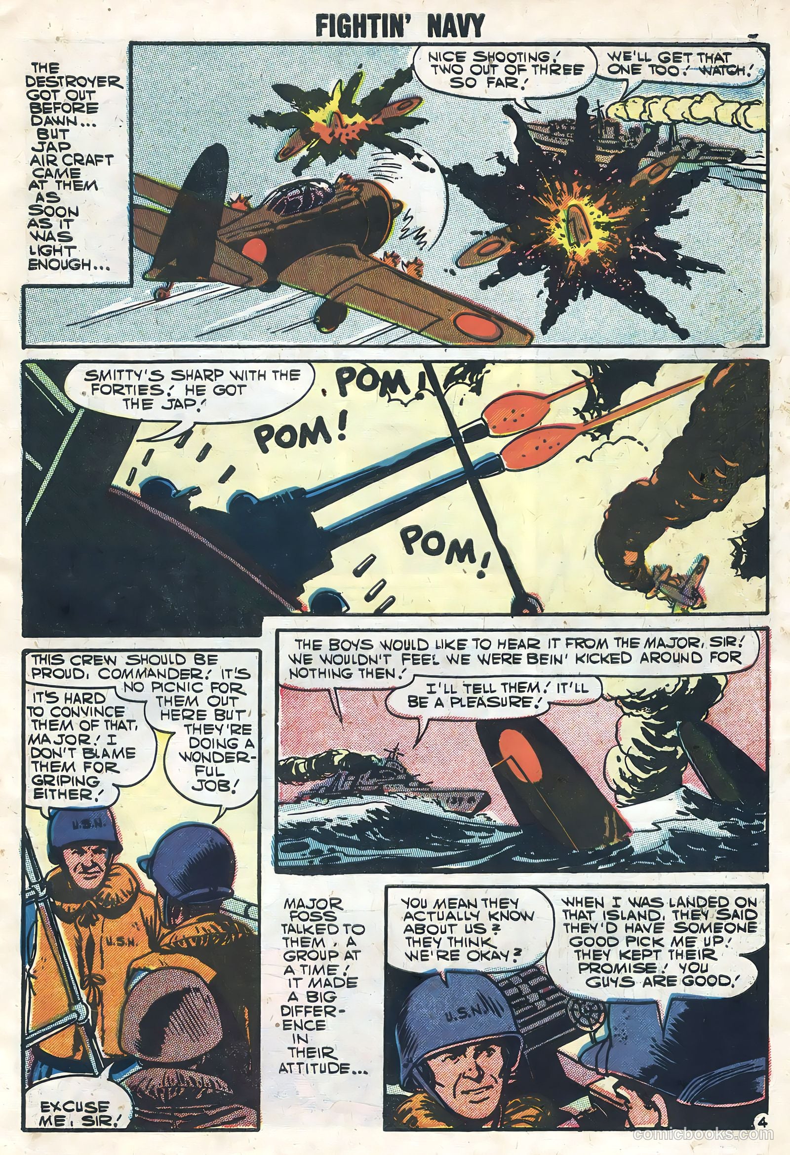 Fightin' Navy #80 (1957) — page 7 of 36
