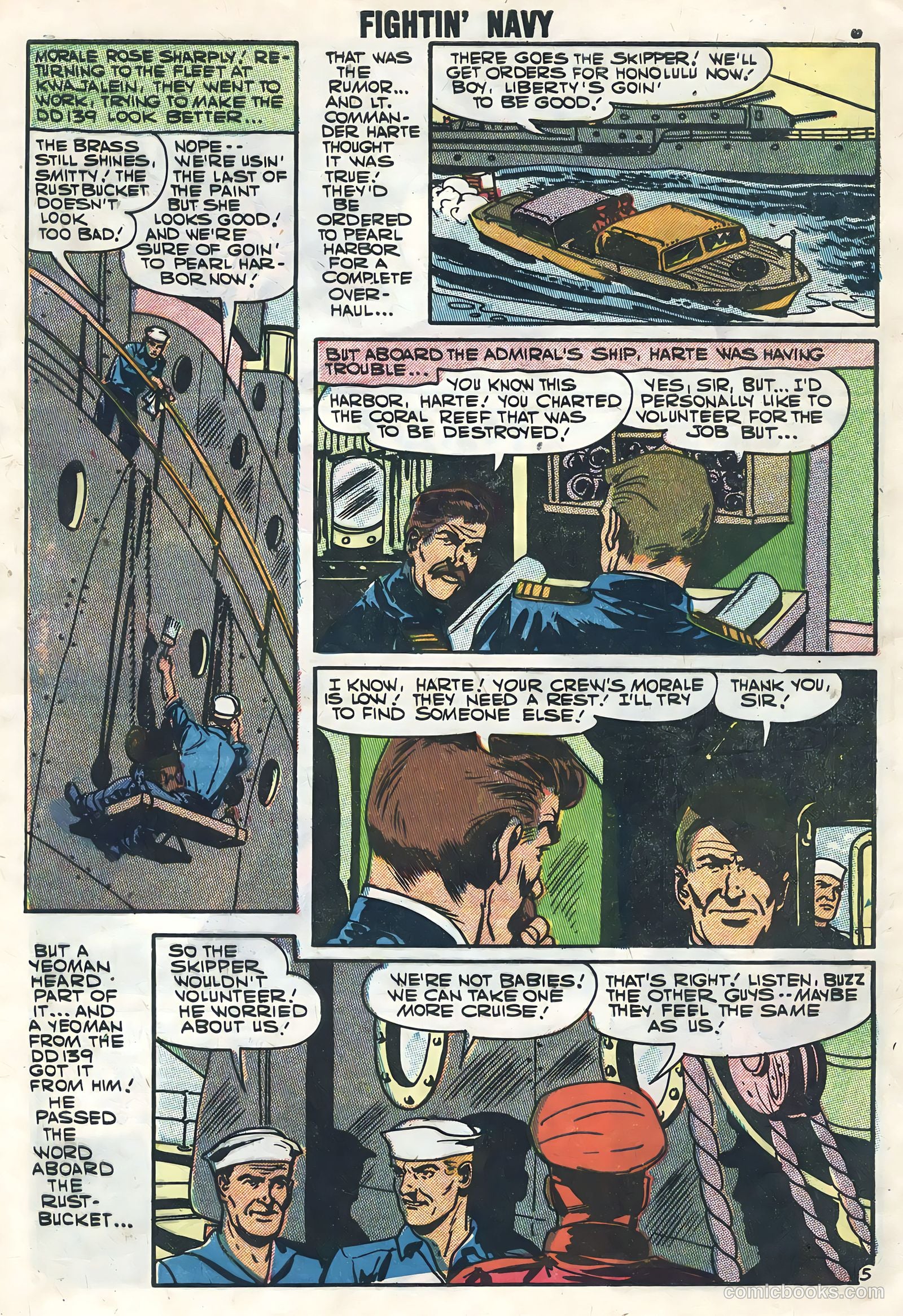 Fightin' Navy #80 (1957) — page 8 of 36