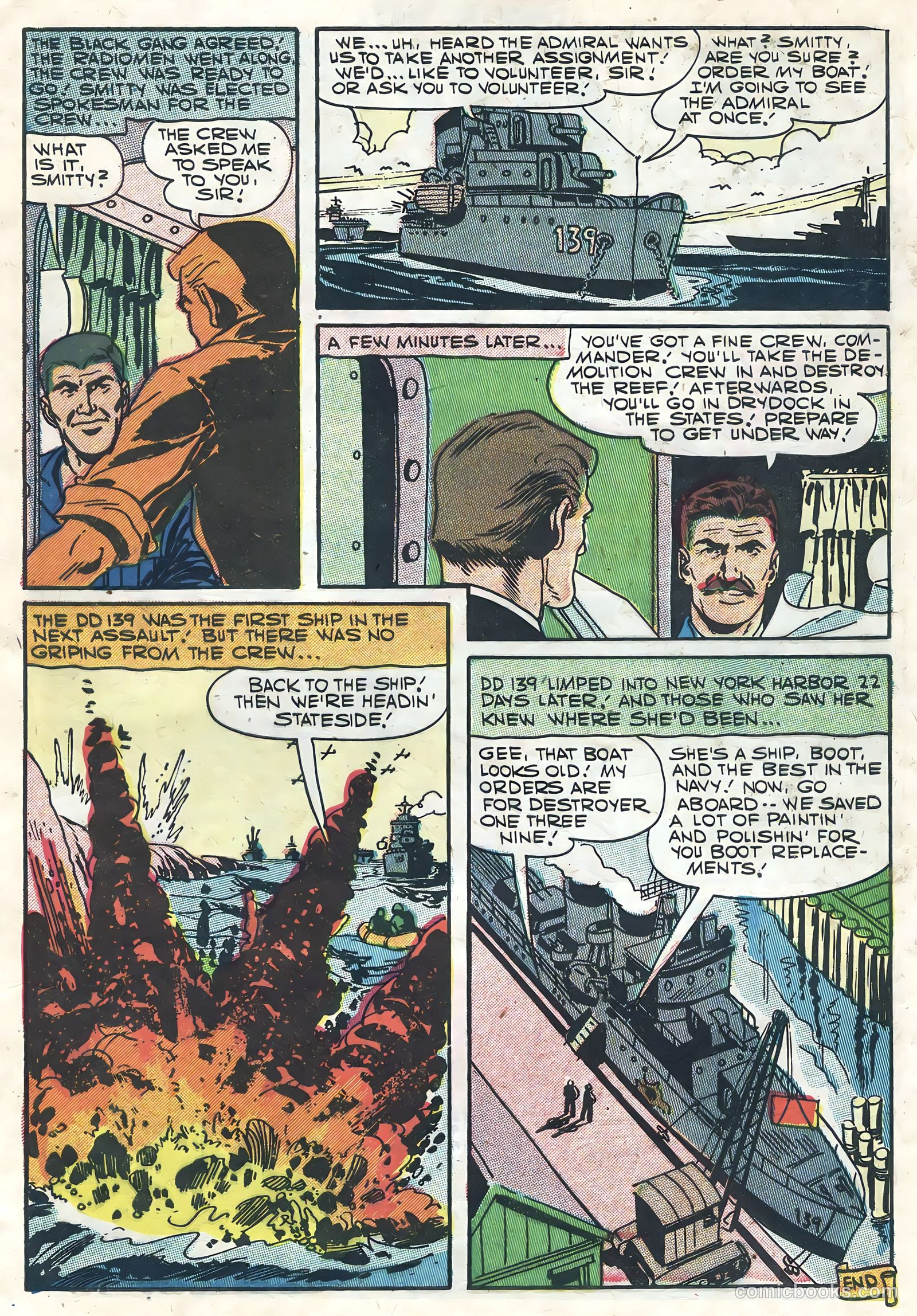 Fightin' Navy #80 (1957) — page 9 of 36