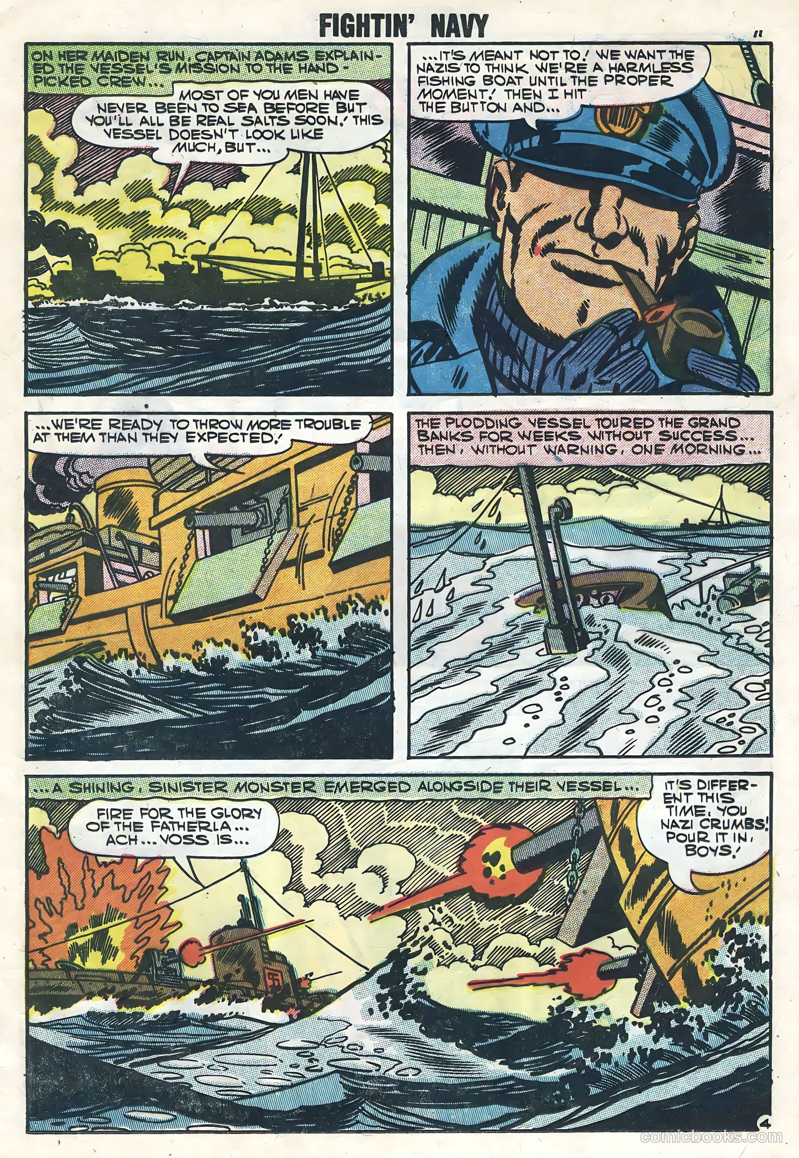 Fightin' Navy #80 (1957) — page 13 of 36