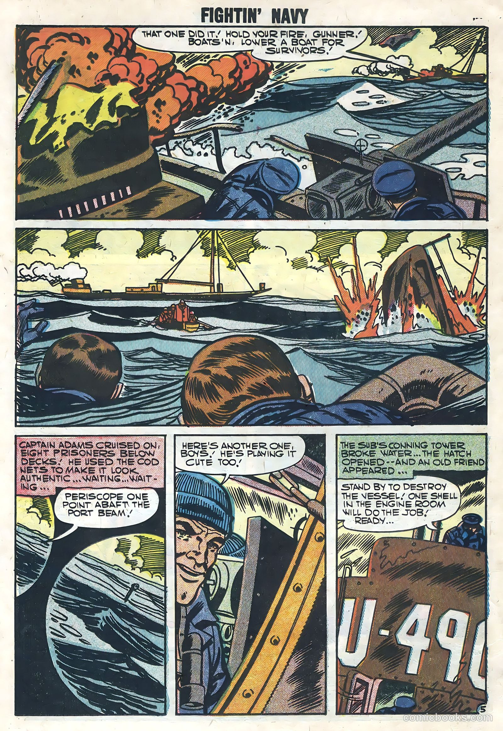 Fightin' Navy #80 (1957) — page 14 of 36