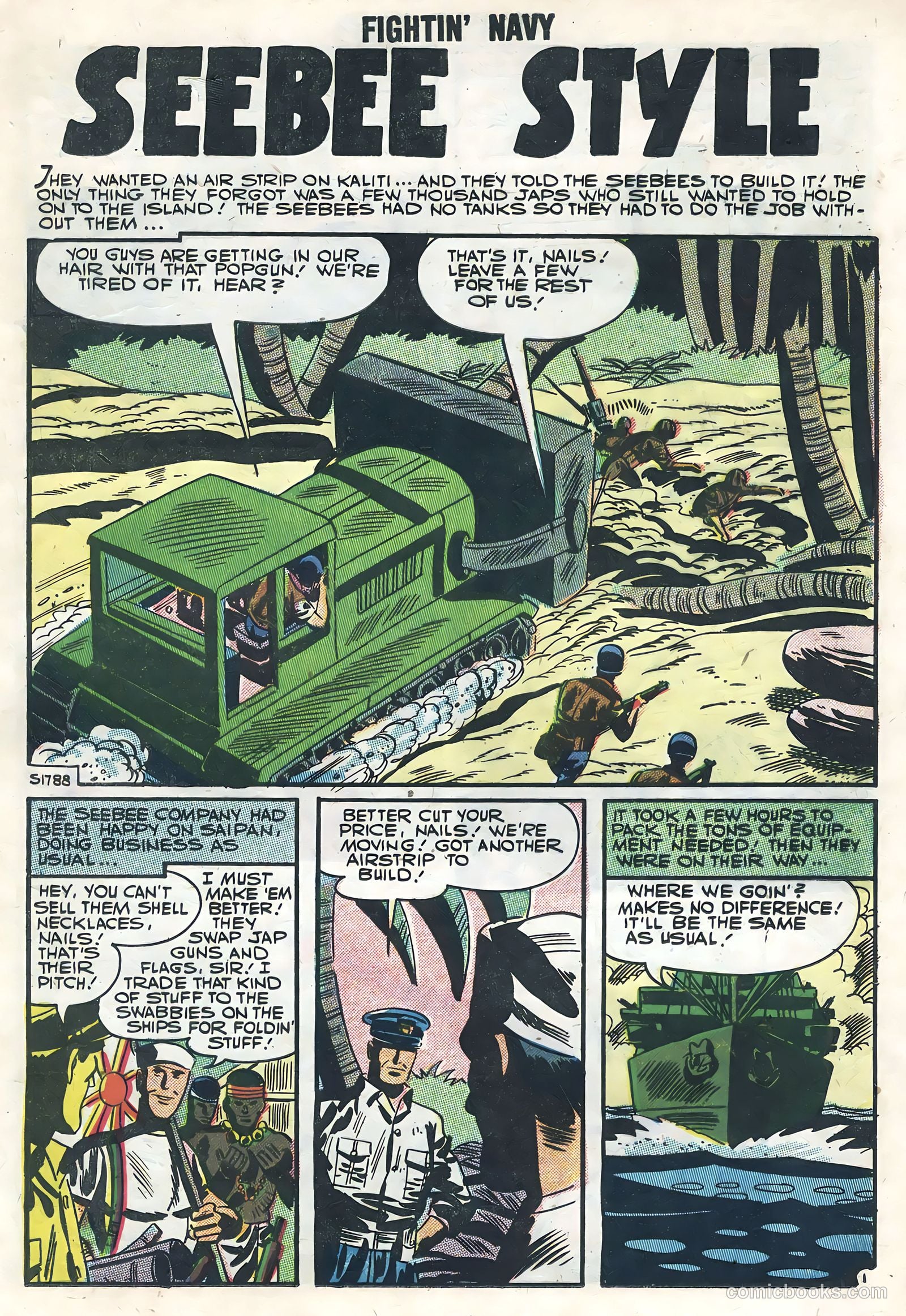 Fightin' Navy #80 (1957) — page 17 of 36