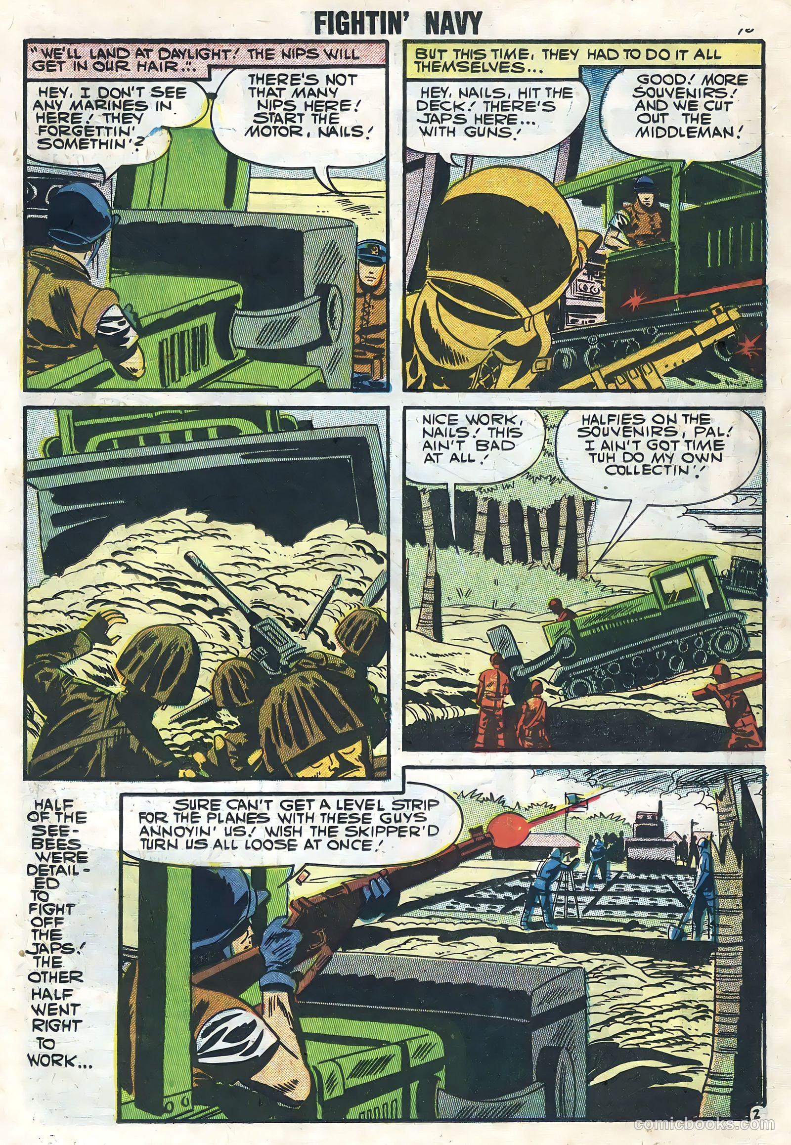Fightin' Navy #80 (1957) — page 18 of 36