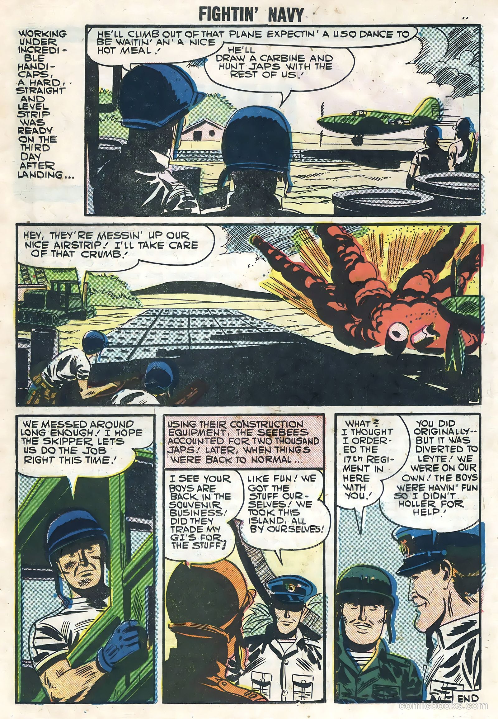 Fightin' Navy #80 (1957) — page 19 of 36