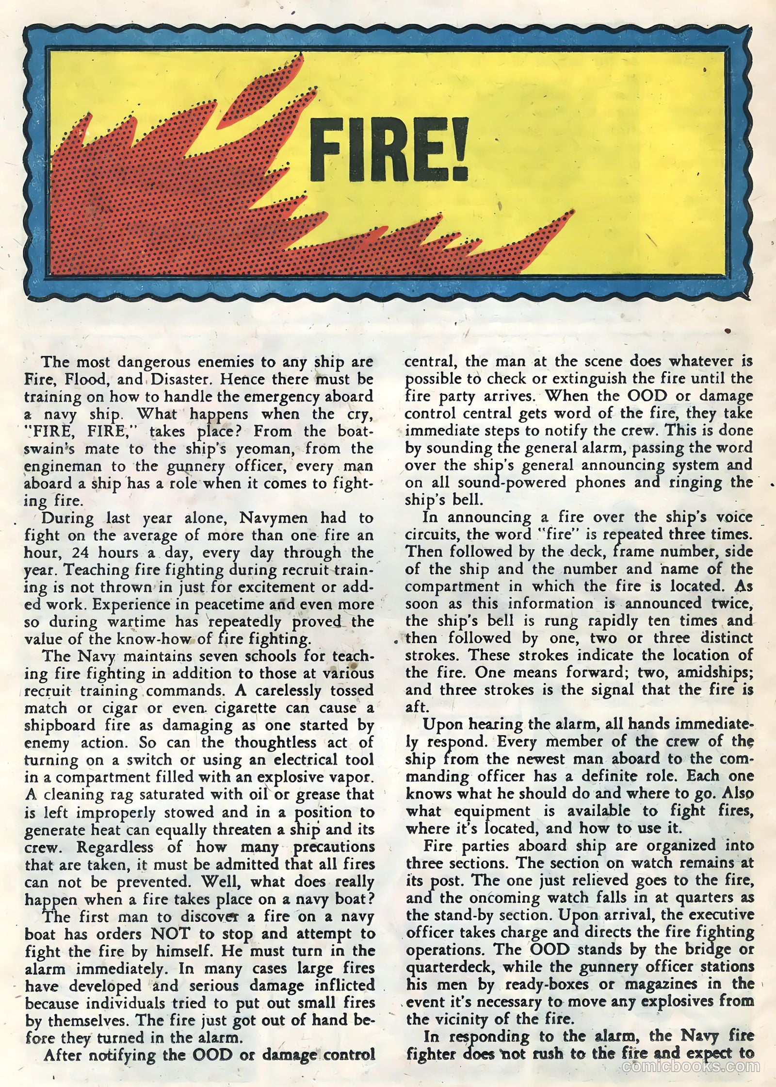 Fightin' Navy #80 (1957) — page 20 of 36