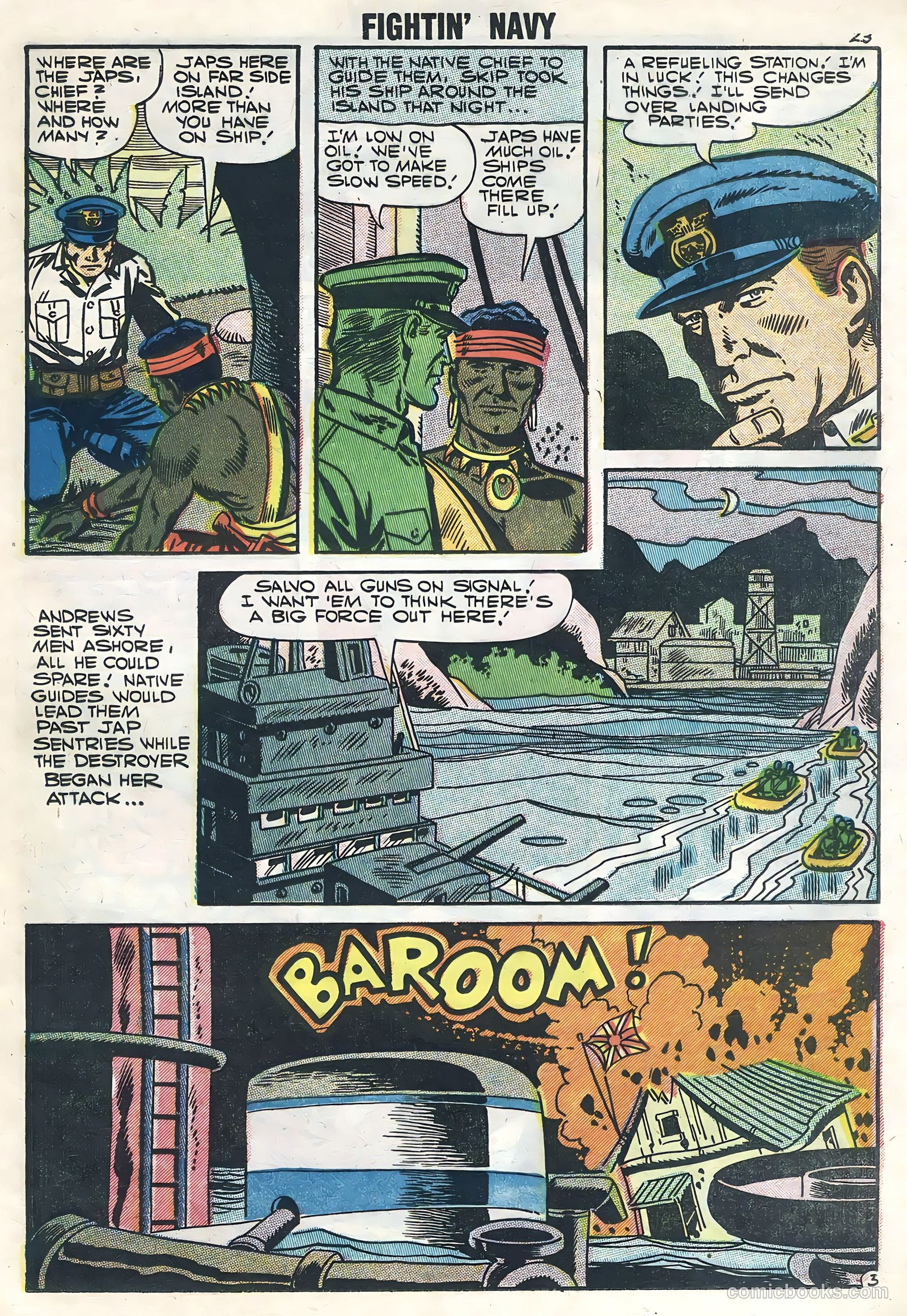 Fightin' Navy #80 (1957) — page 25 of 36