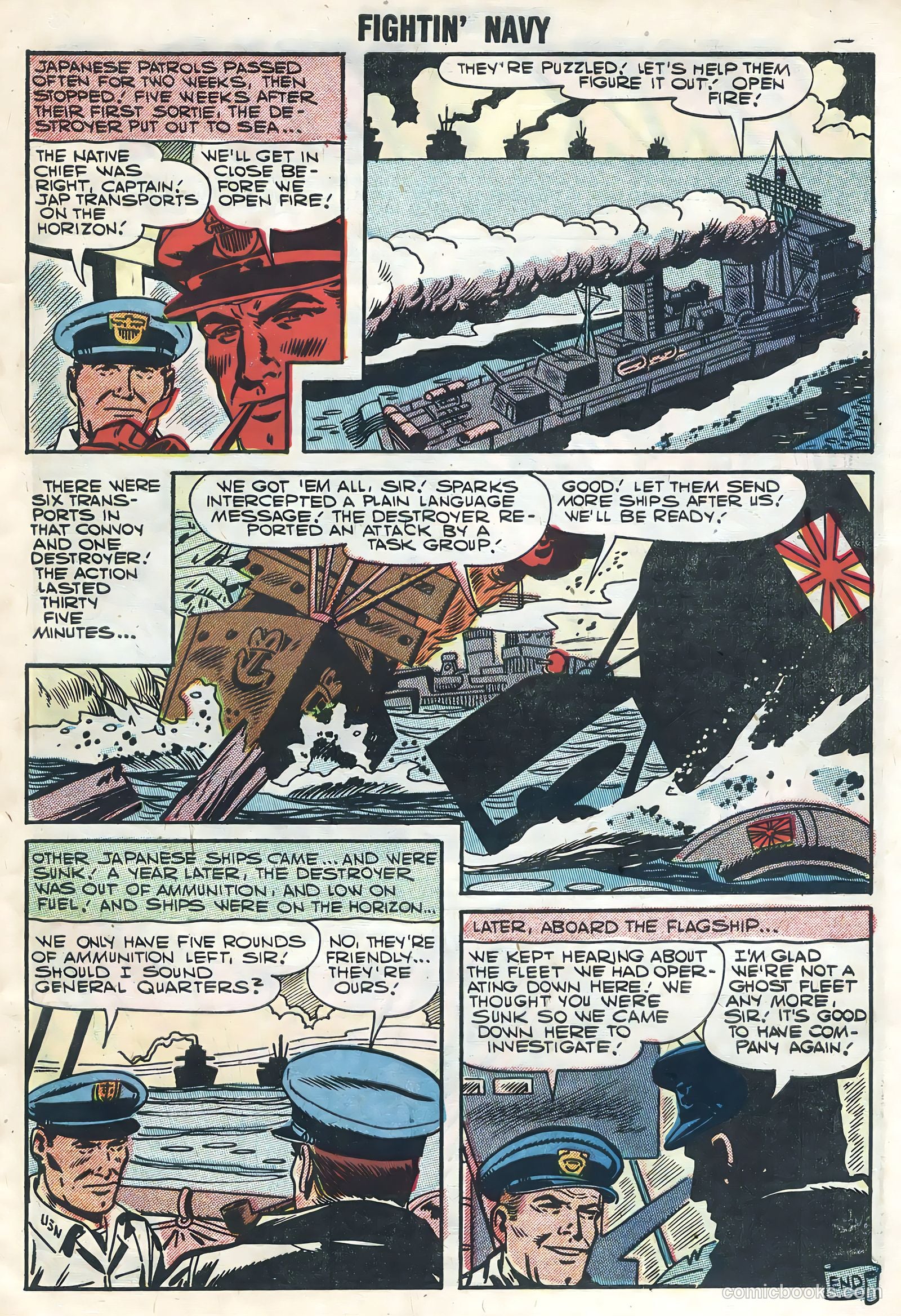 Fightin' Navy #80 (1957) — page 27 of 36