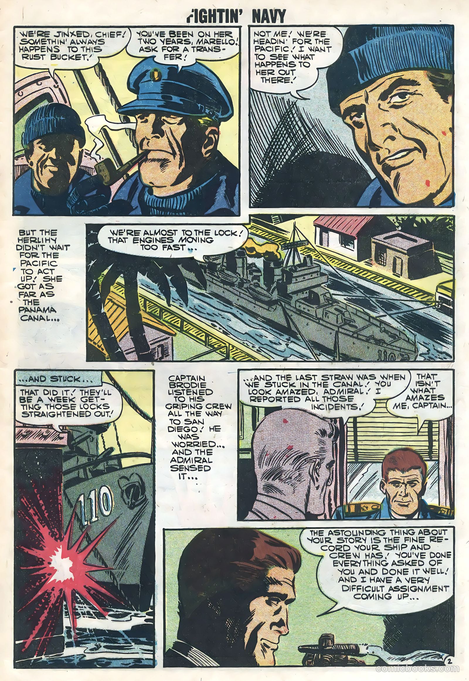 Fightin' Navy #80 (1957) — page 29 of 36