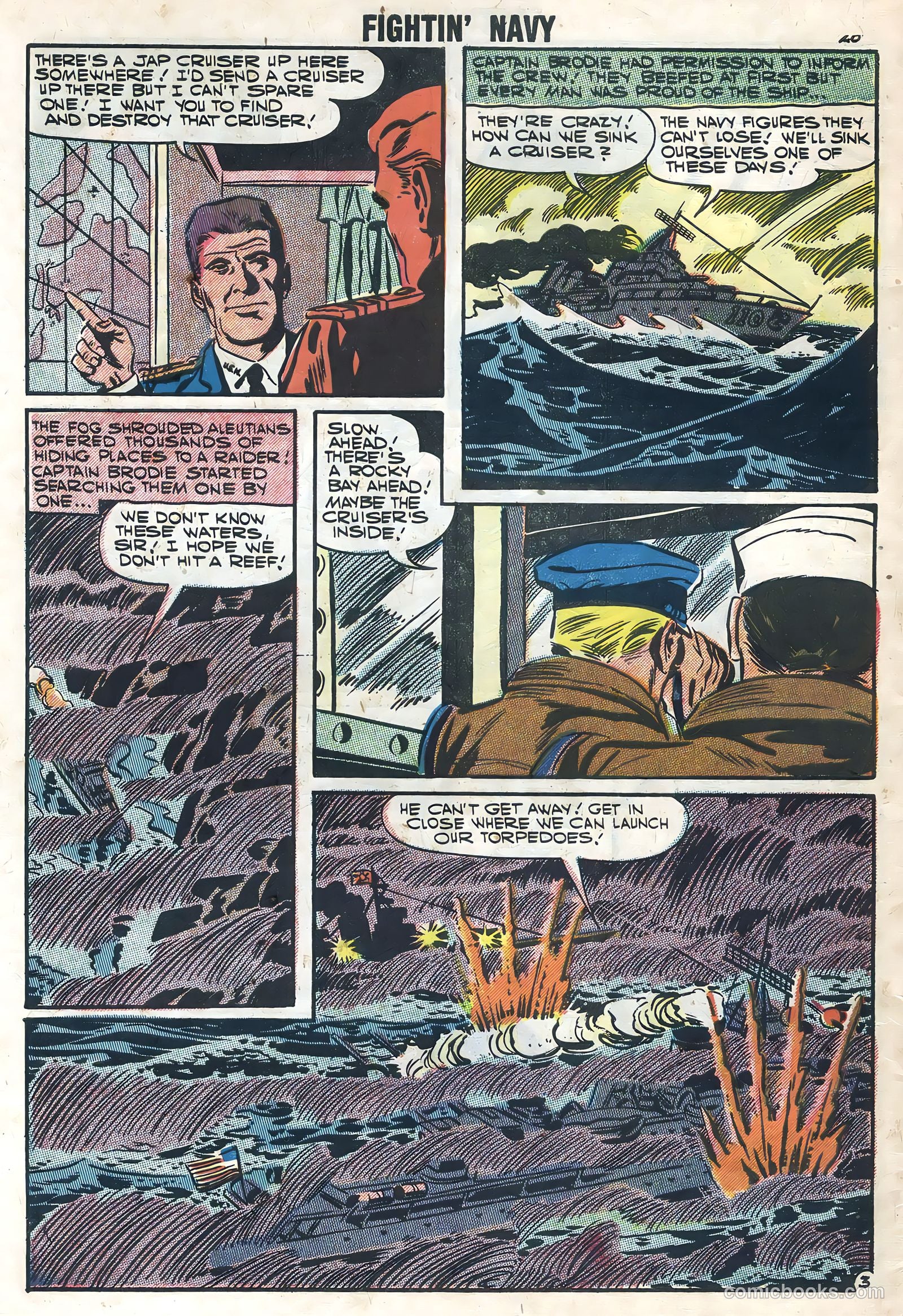 Fightin' Navy #80 (1957) — page 30 of 36