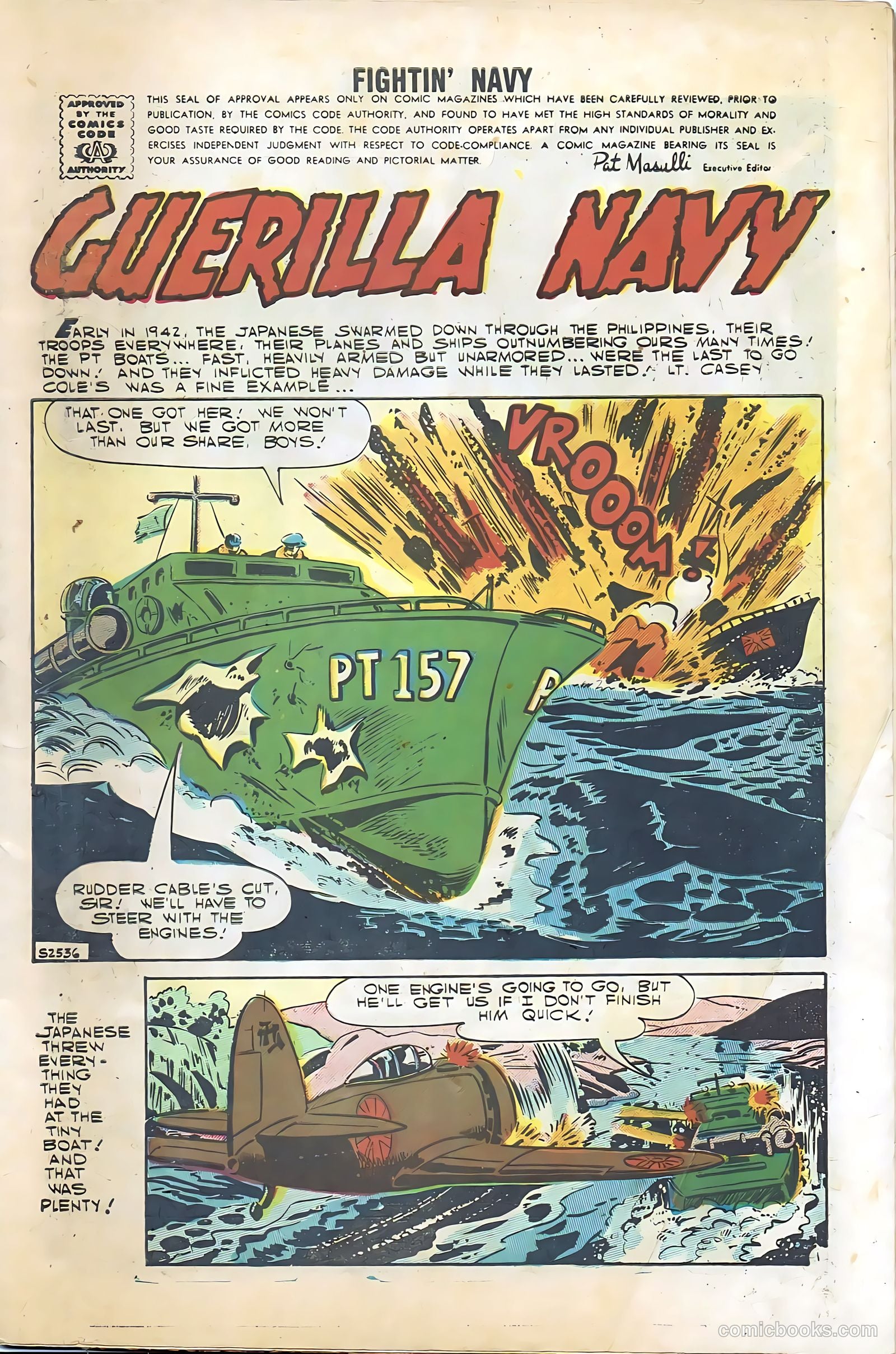 Fightin' Navy #81 (1957) — page 3 of 36