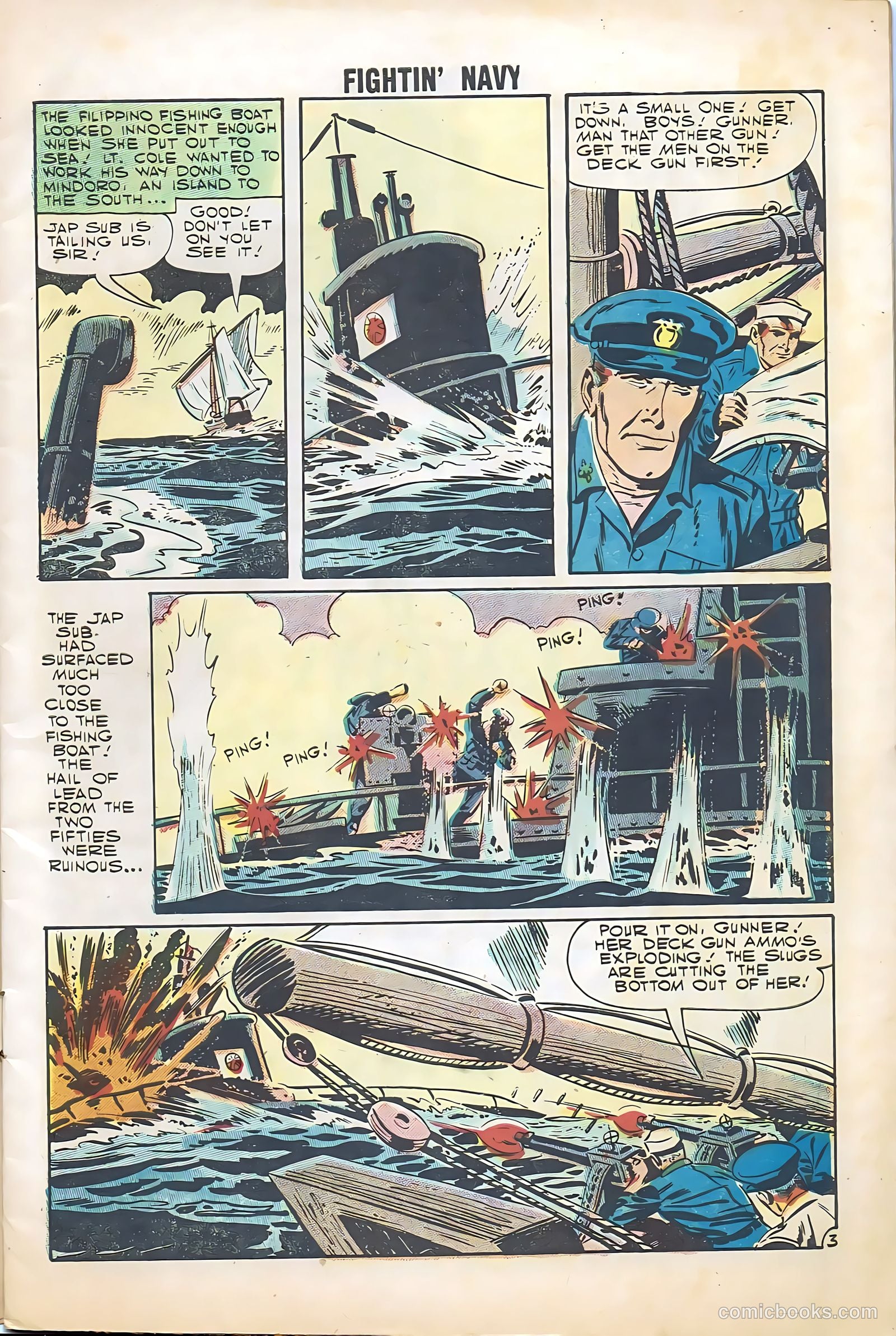 Fightin' Navy #81 (1957) — page 5 of 36
