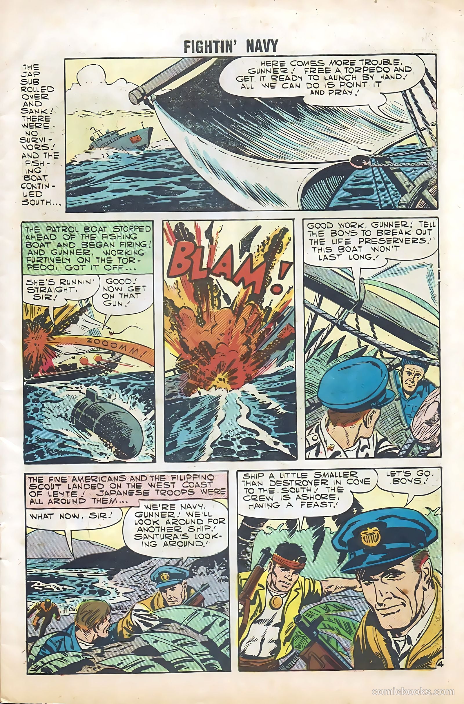 Fightin' Navy #81 (1957) — page 7 of 36