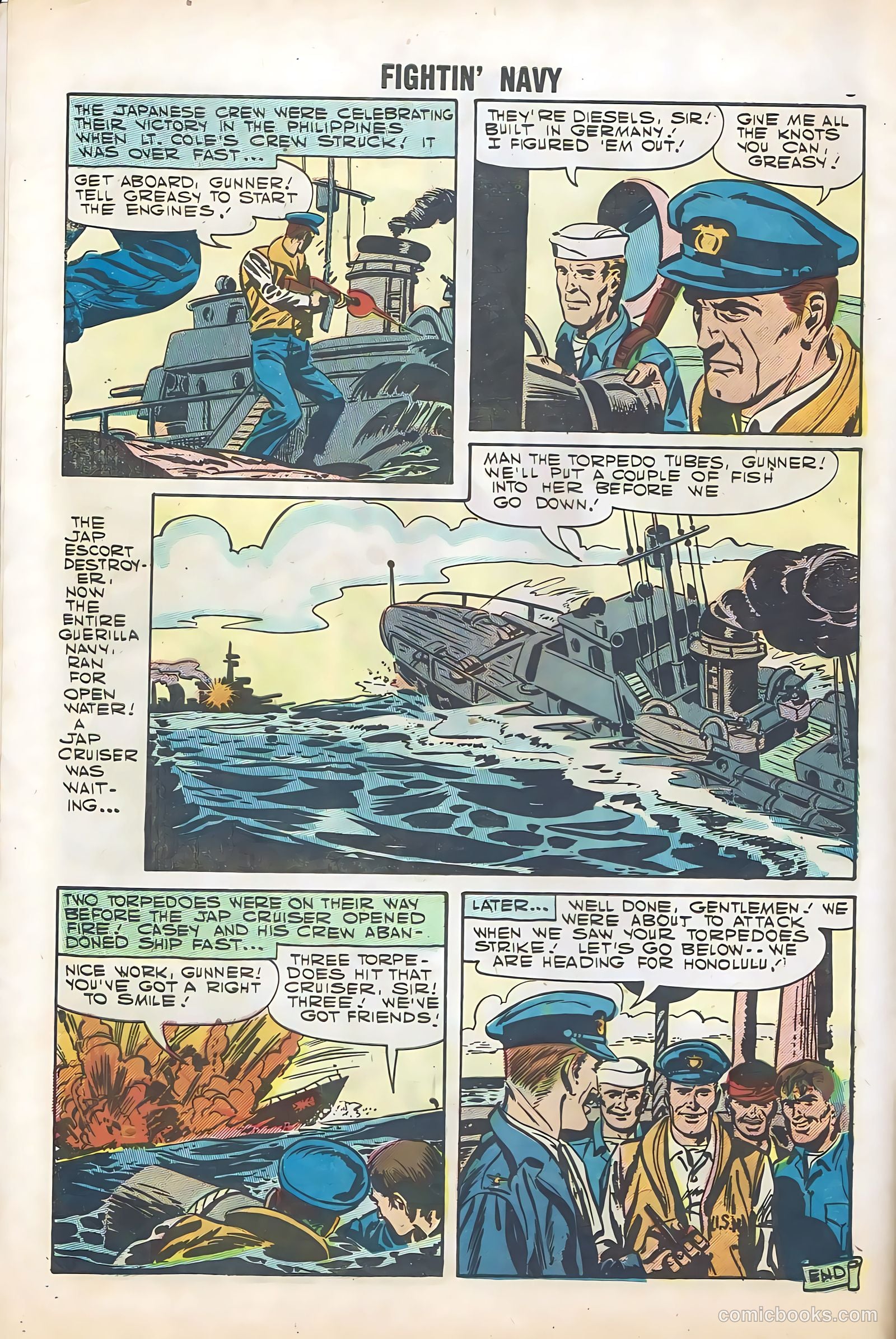 Fightin' Navy #81 (1957) — page 8 of 36